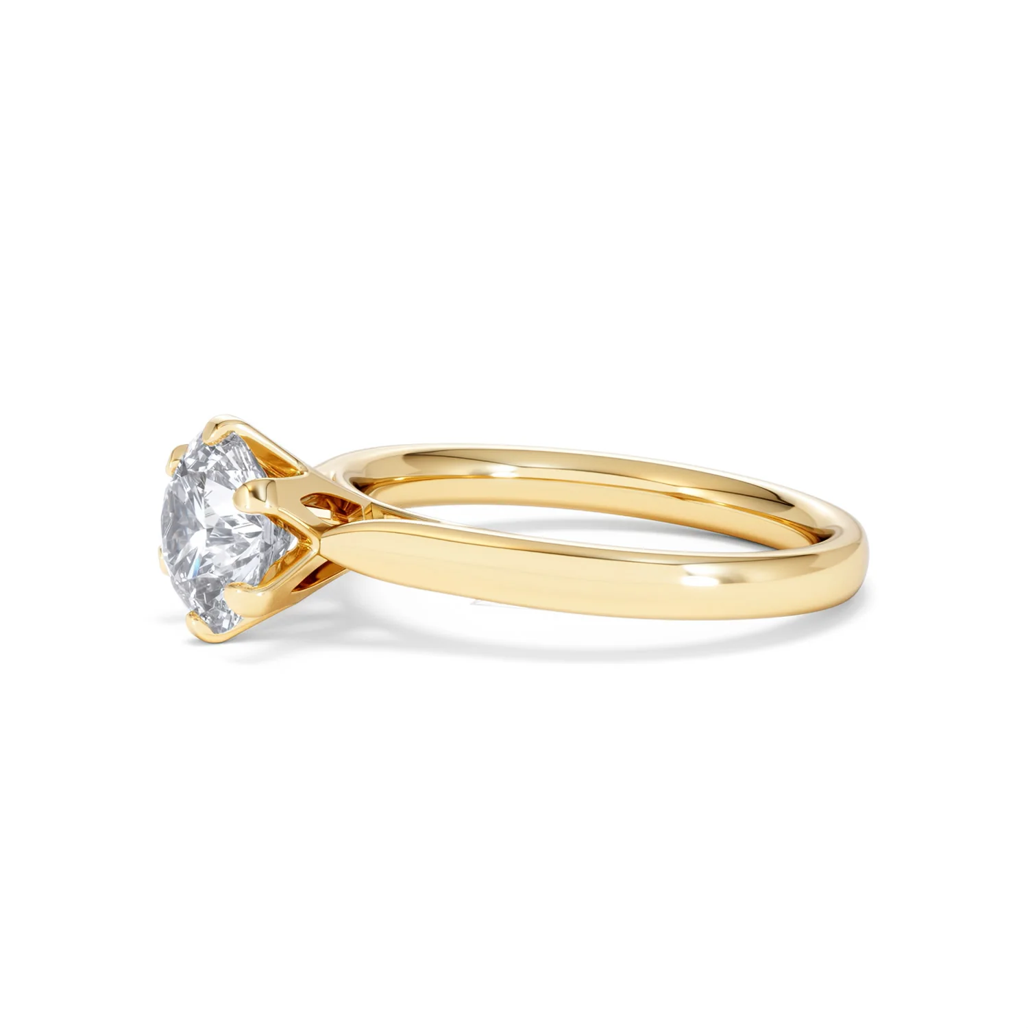 1.50 Carat Diamond Engagement Ring High Set Chloe Lab F/VS1 18K Gold - Image 74