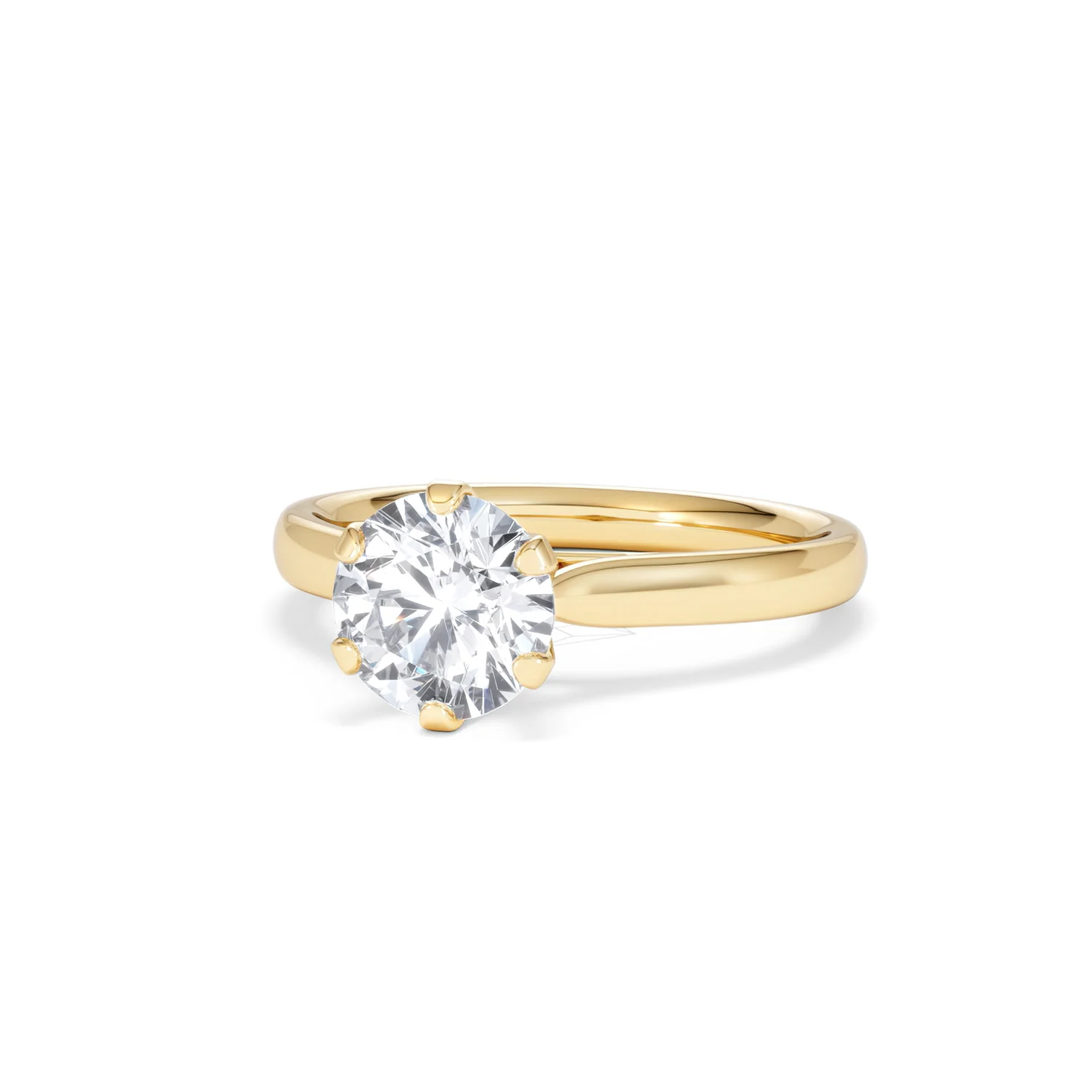 1.50 Carat Diamond Engagement Ring High Set Chloe Lab F/VS1 18K Gold - Image 84