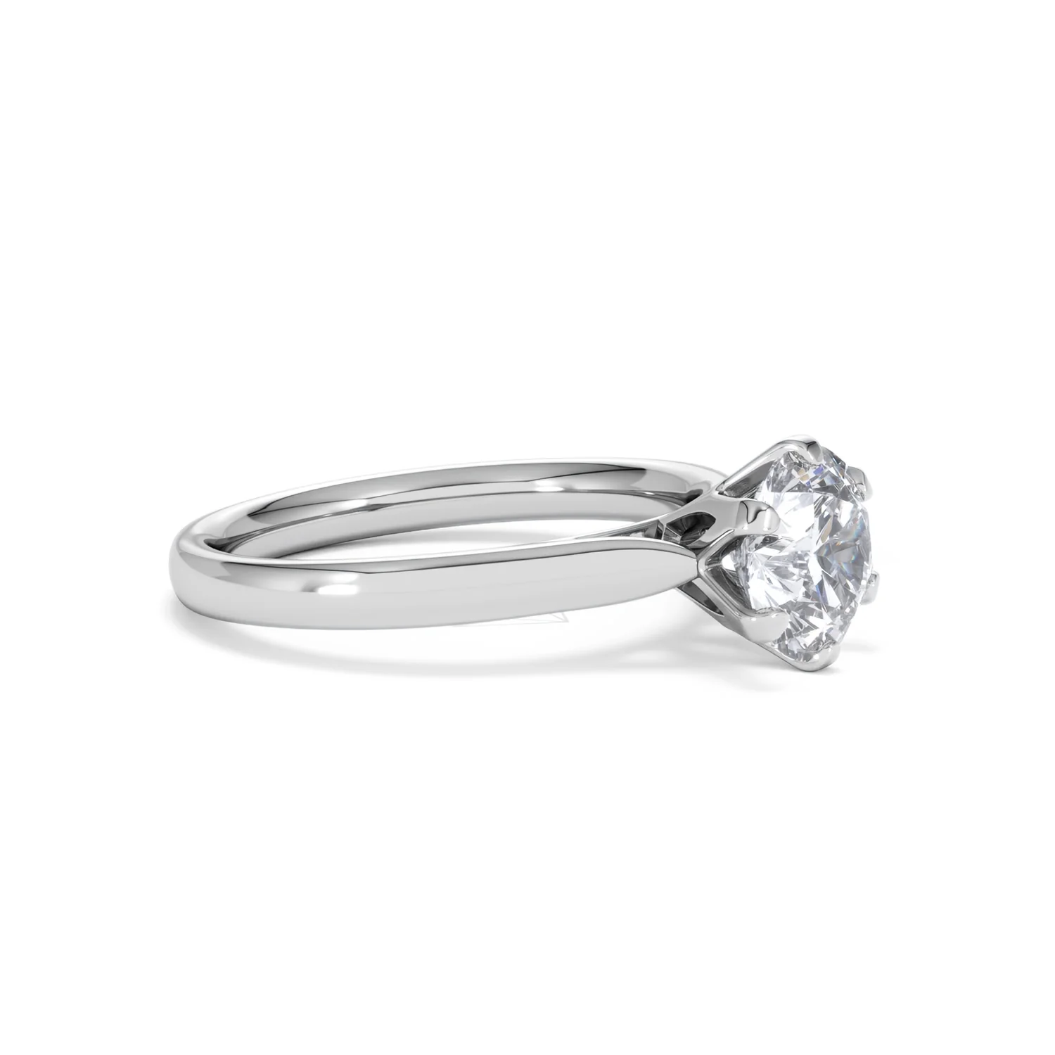 1.50 Carat Diamond Engagement Ring High Set Chloe Lab F/VS1 Platinum - Image 20