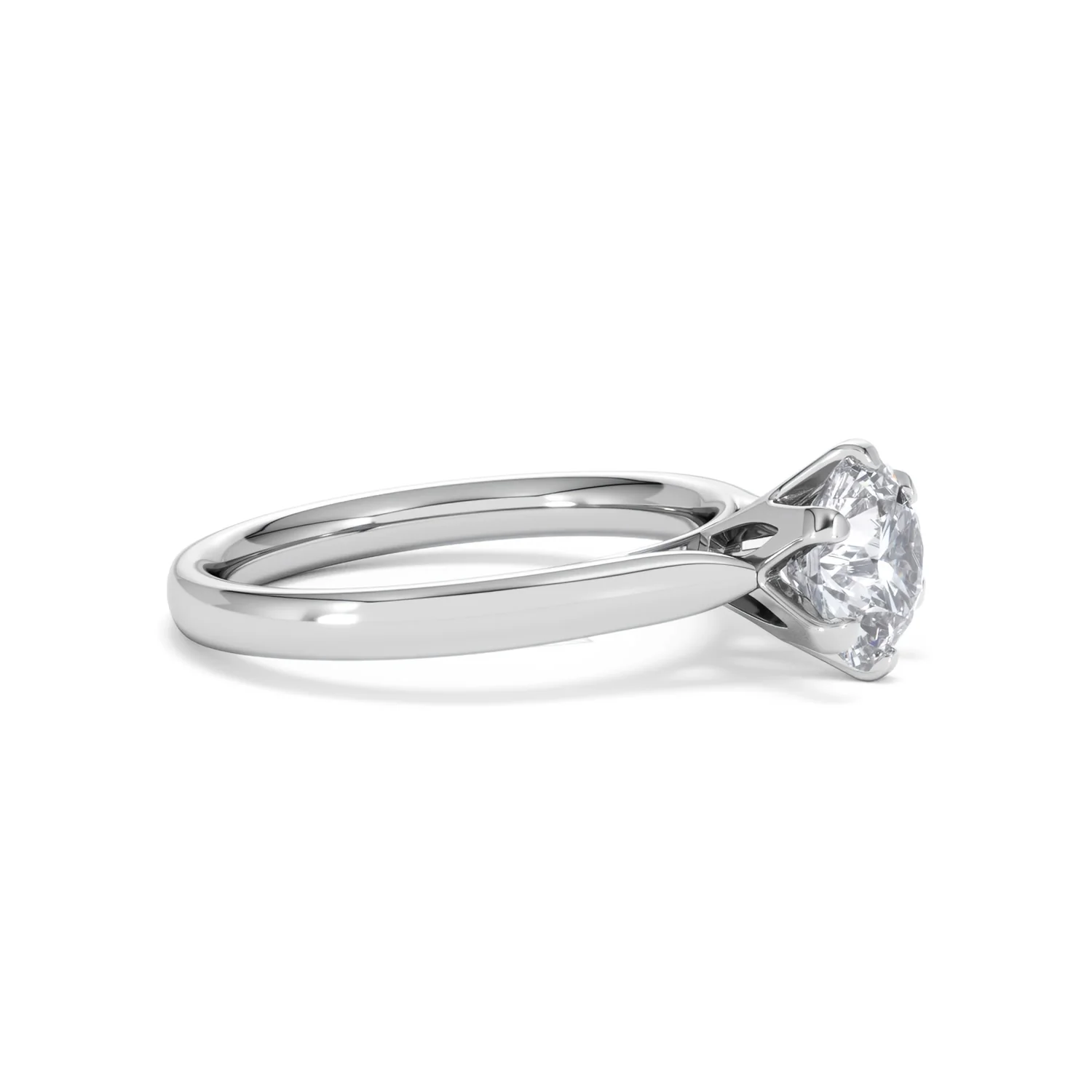 1.50 Carat Diamond Engagement Ring High Set Chloe Lab F/VS1 Platinum - Image 22