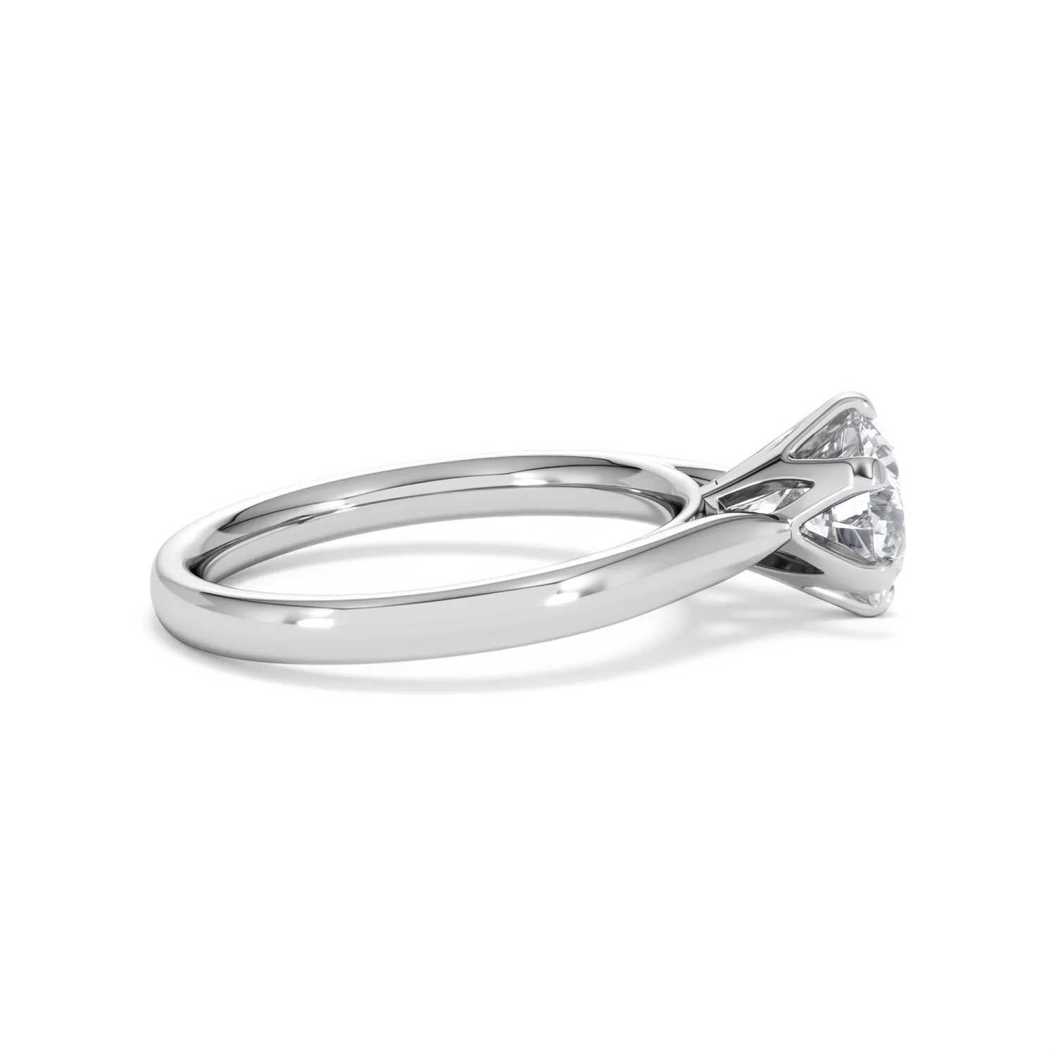 1.50 Carat Diamond Engagement Ring High Set Chloe Lab F/VS1 Platinum - Image 28