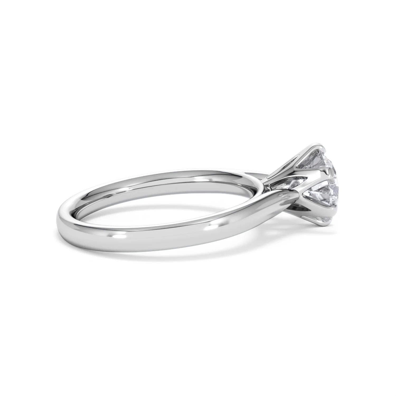 1.50 Carat Diamond Engagement Ring High Set Chloe Lab F/VS1 Platinum - Image 30