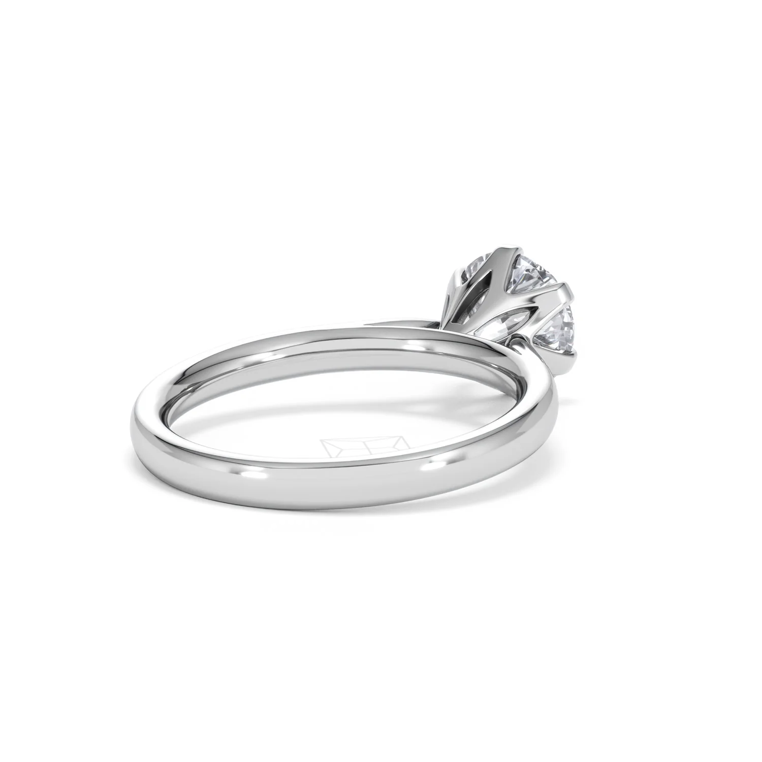 1.50 Carat Diamond Engagement Ring High Set Chloe Lab F/VS1 Platinum - Image 40