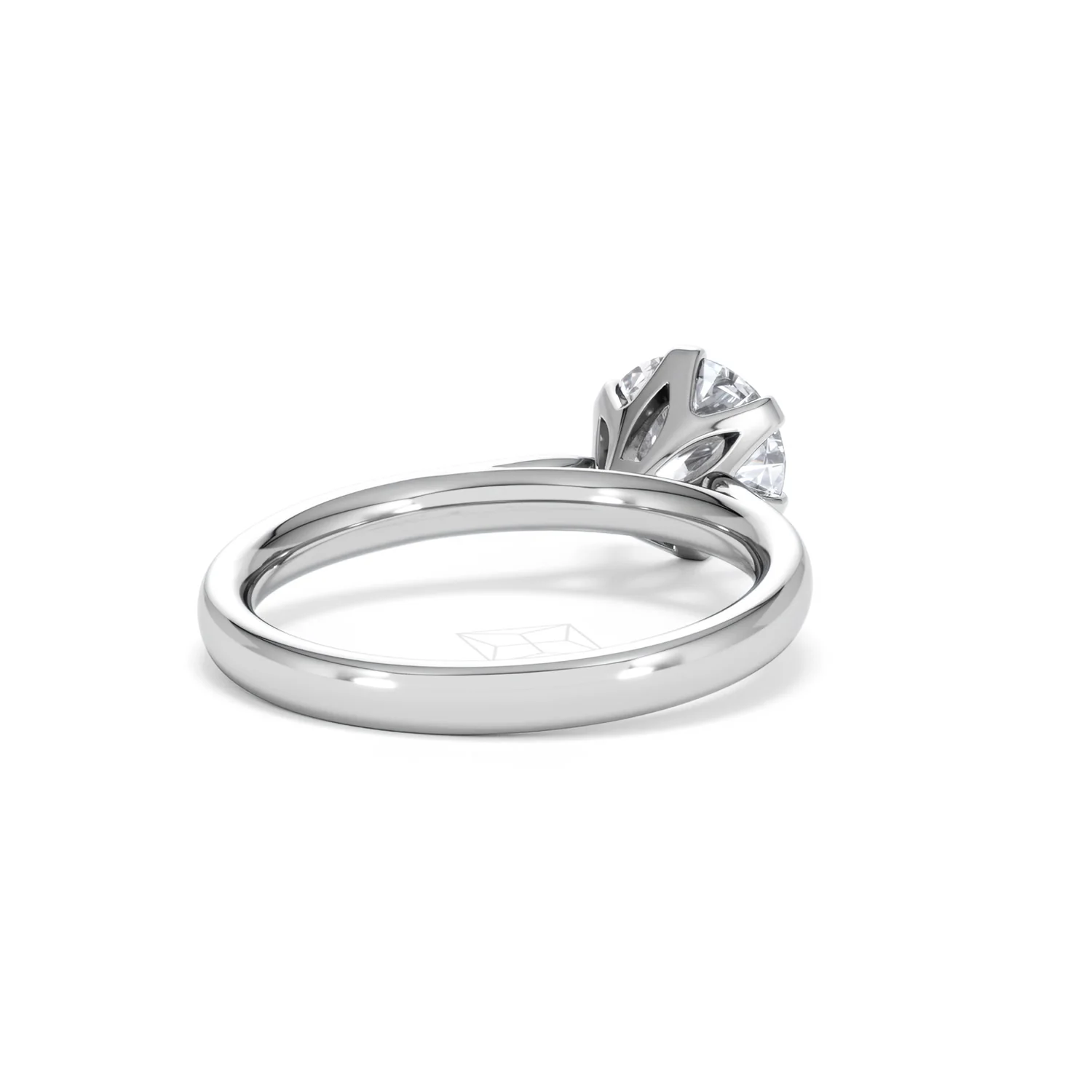 1.50 Carat Diamond Engagement Ring High Set Chloe Lab F/VS1 Platinum - Image 42