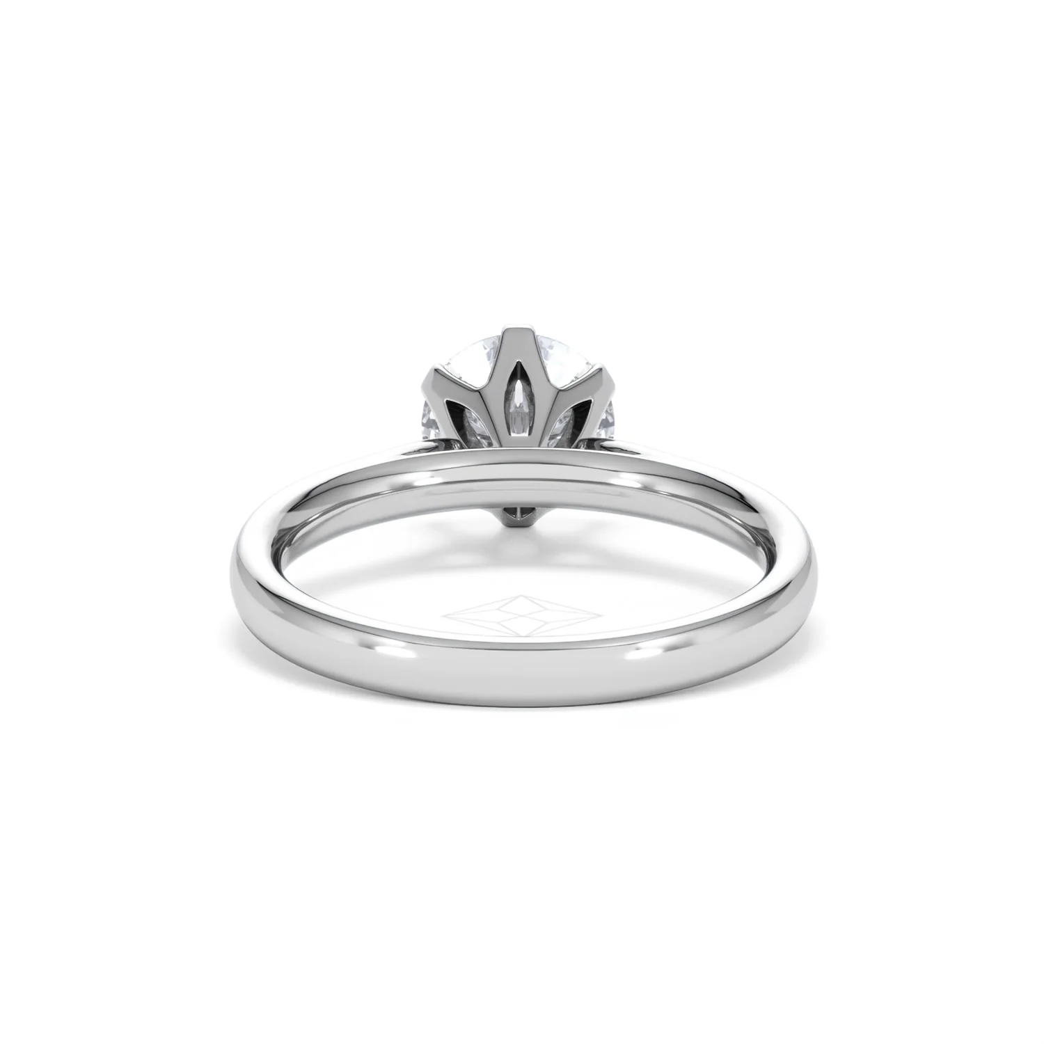 1.50 Carat Diamond Engagement Ring High Set Chloe Lab F/VS1 Platinum - Image 48
