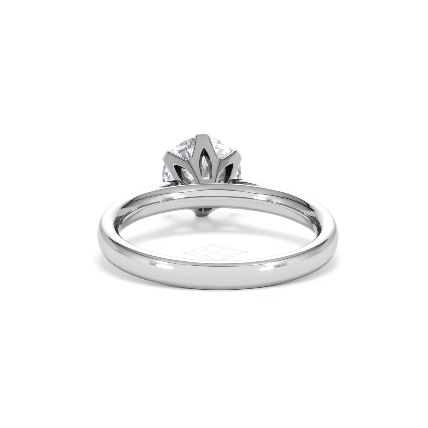 1.50 Carat Diamond Engagement Ring High Set Chloe Lab F/VS1 Platinum - Image 49