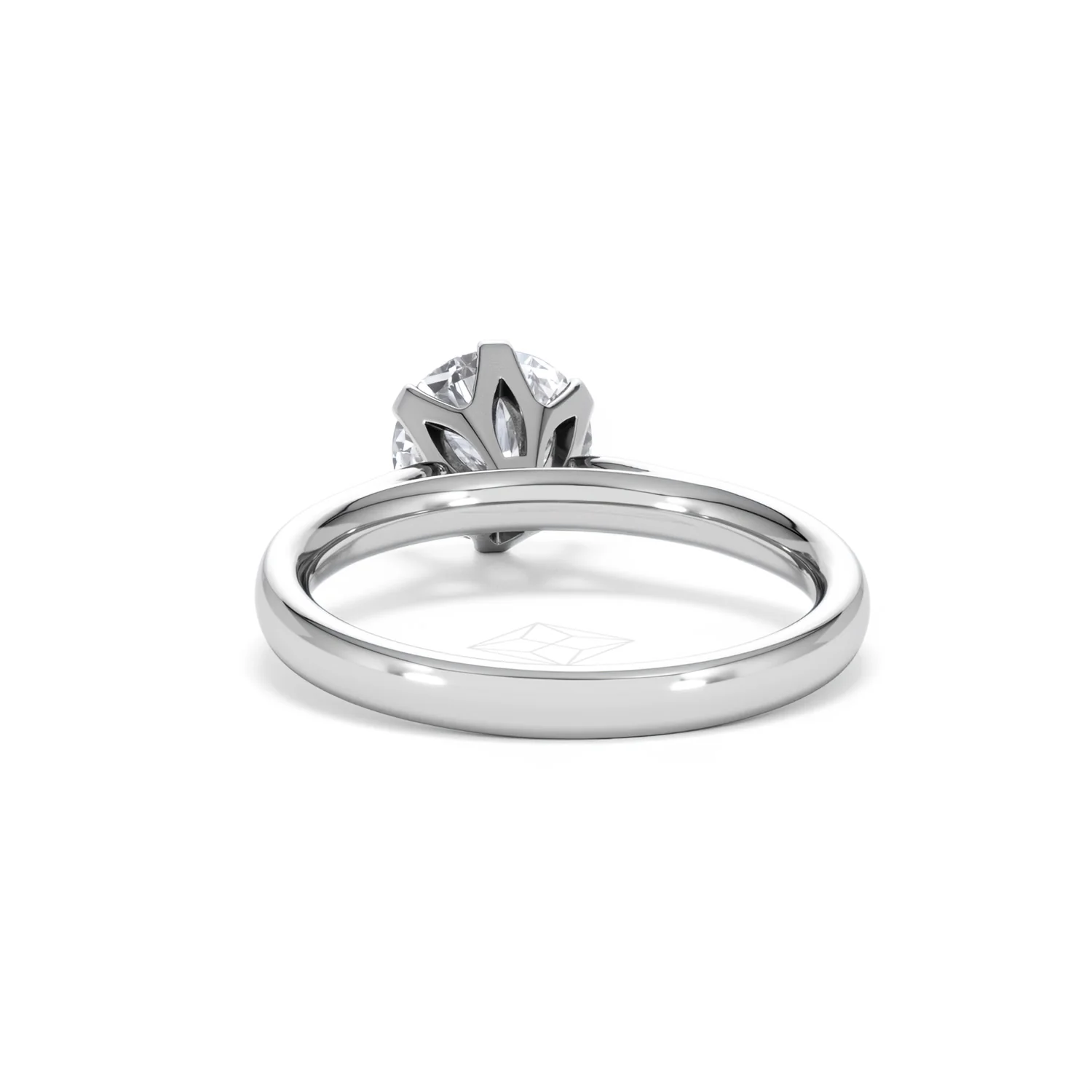 1.50 Carat Diamond Engagement Ring High Set Chloe Lab F/VS1 Platinum - Image 50