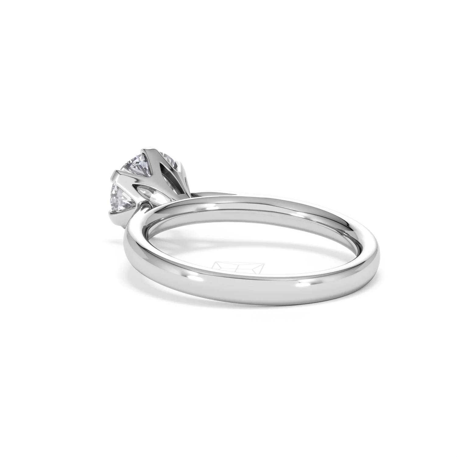1.50 Carat Diamond Engagement Ring High Set Chloe Lab F/VS1 Platinum - Image 56
