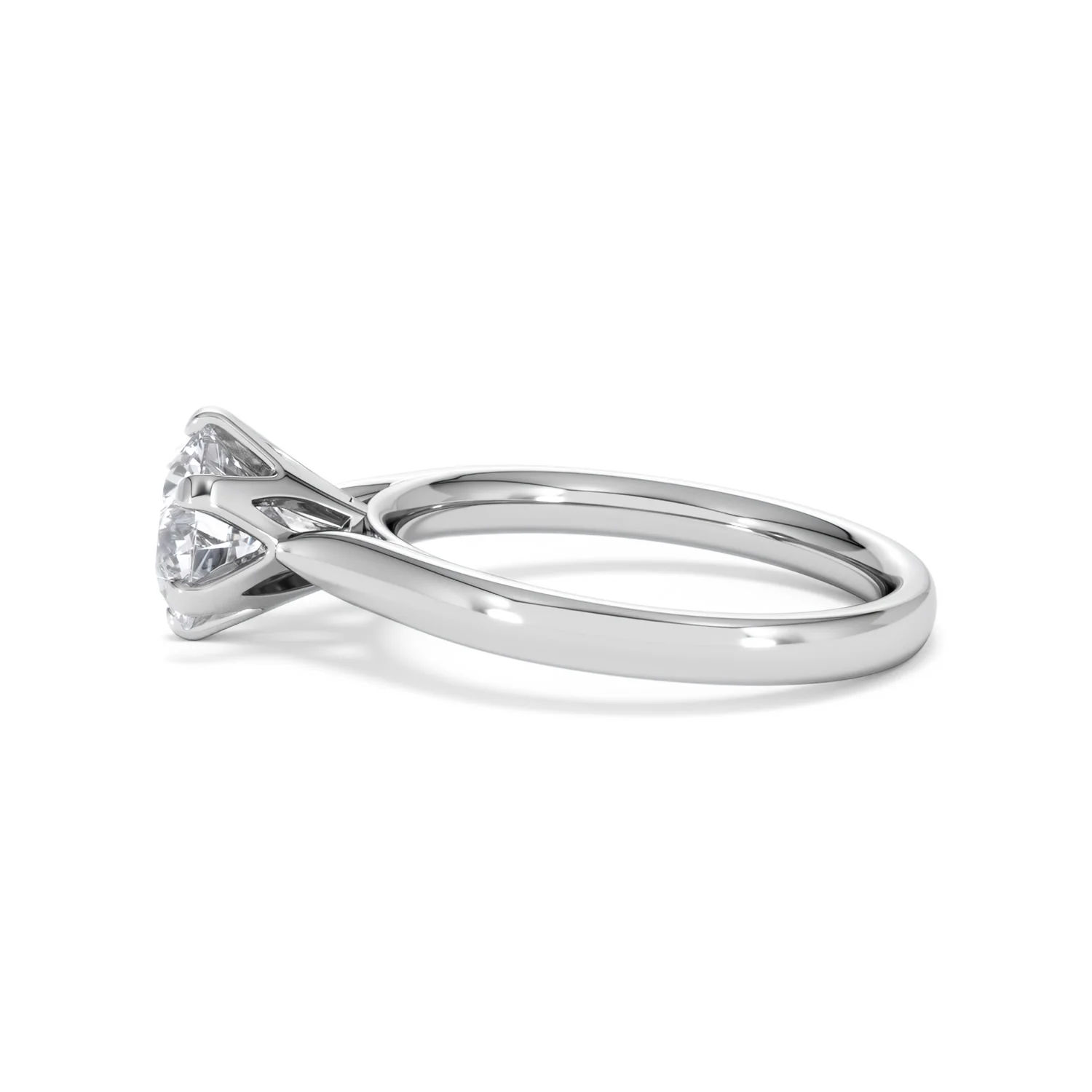 1.50 Carat Diamond Engagement Ring High Set Chloe Lab F/VS1 Platinum - Image 68