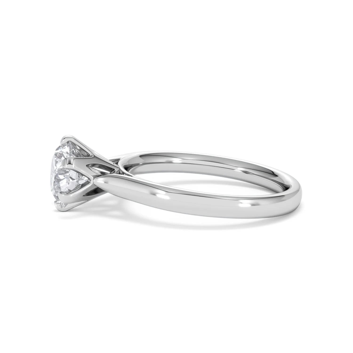 1.50 Carat Diamond Engagement Ring High Set Chloe Lab F/VS1 Platinum - Image 70