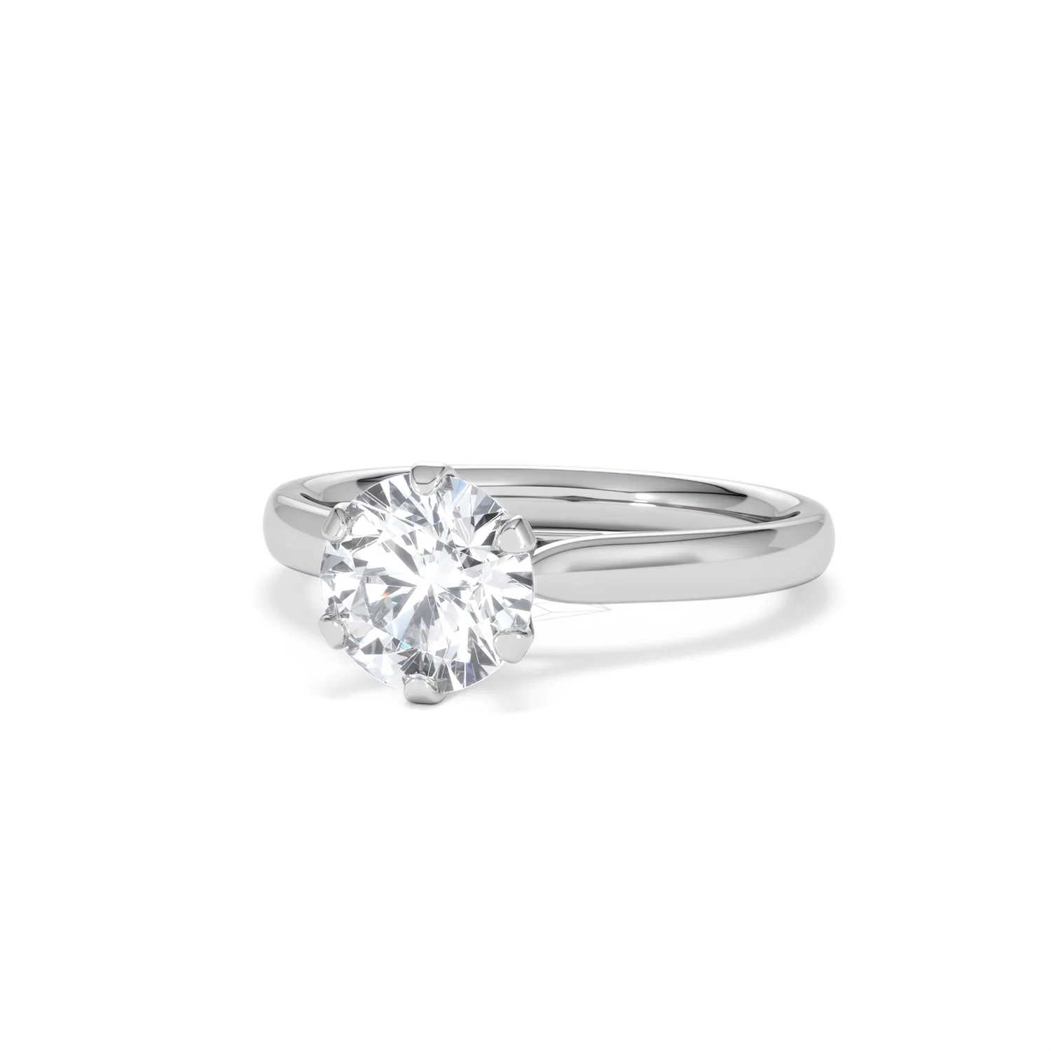 1.50 Carat Diamond Engagement Ring High Set Chloe Lab F/VS1 Platinum - Image 84