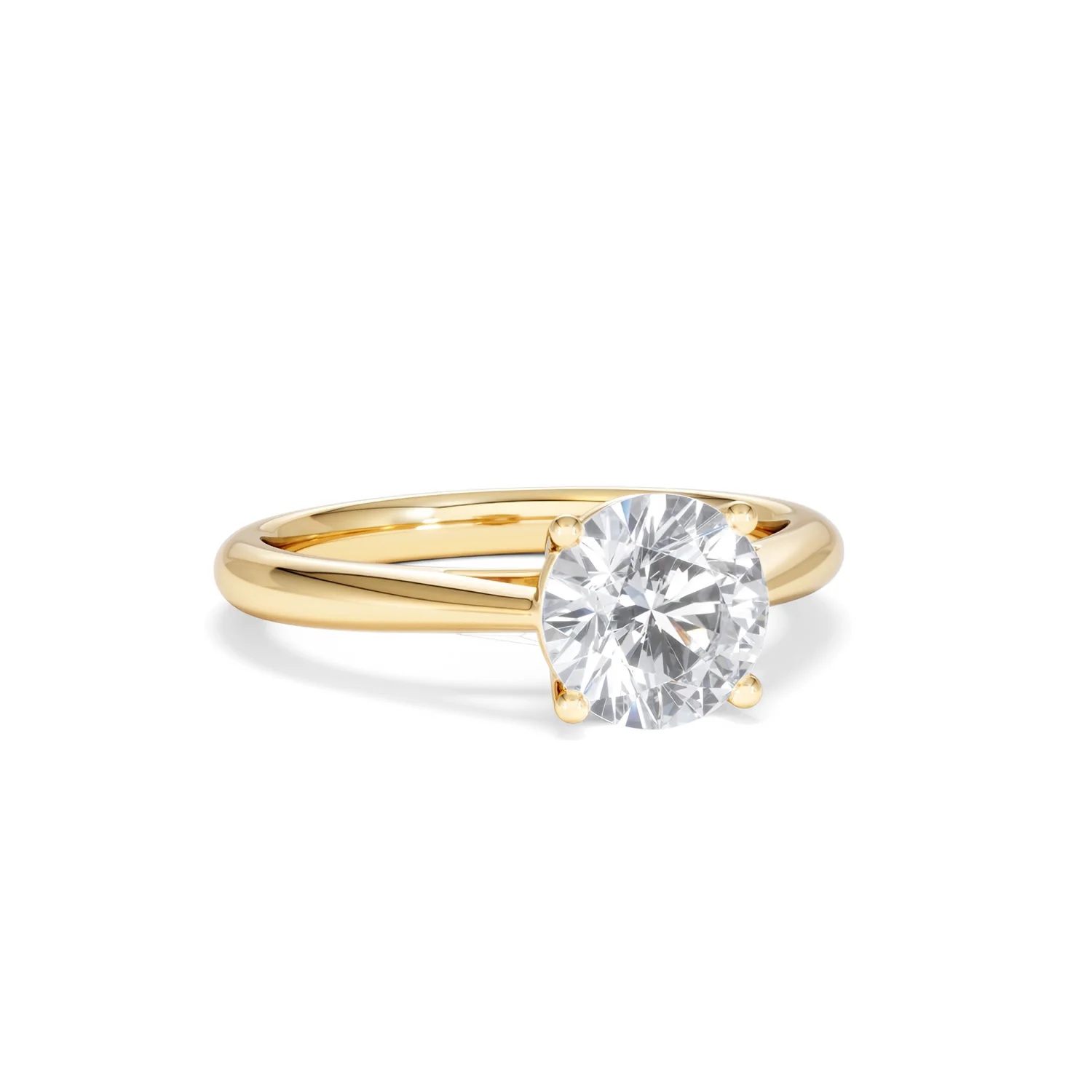 1.50ct Diamond Engagement Ring Elysia Lab F/VS1 IGI Certified 18K Gold - Image 13