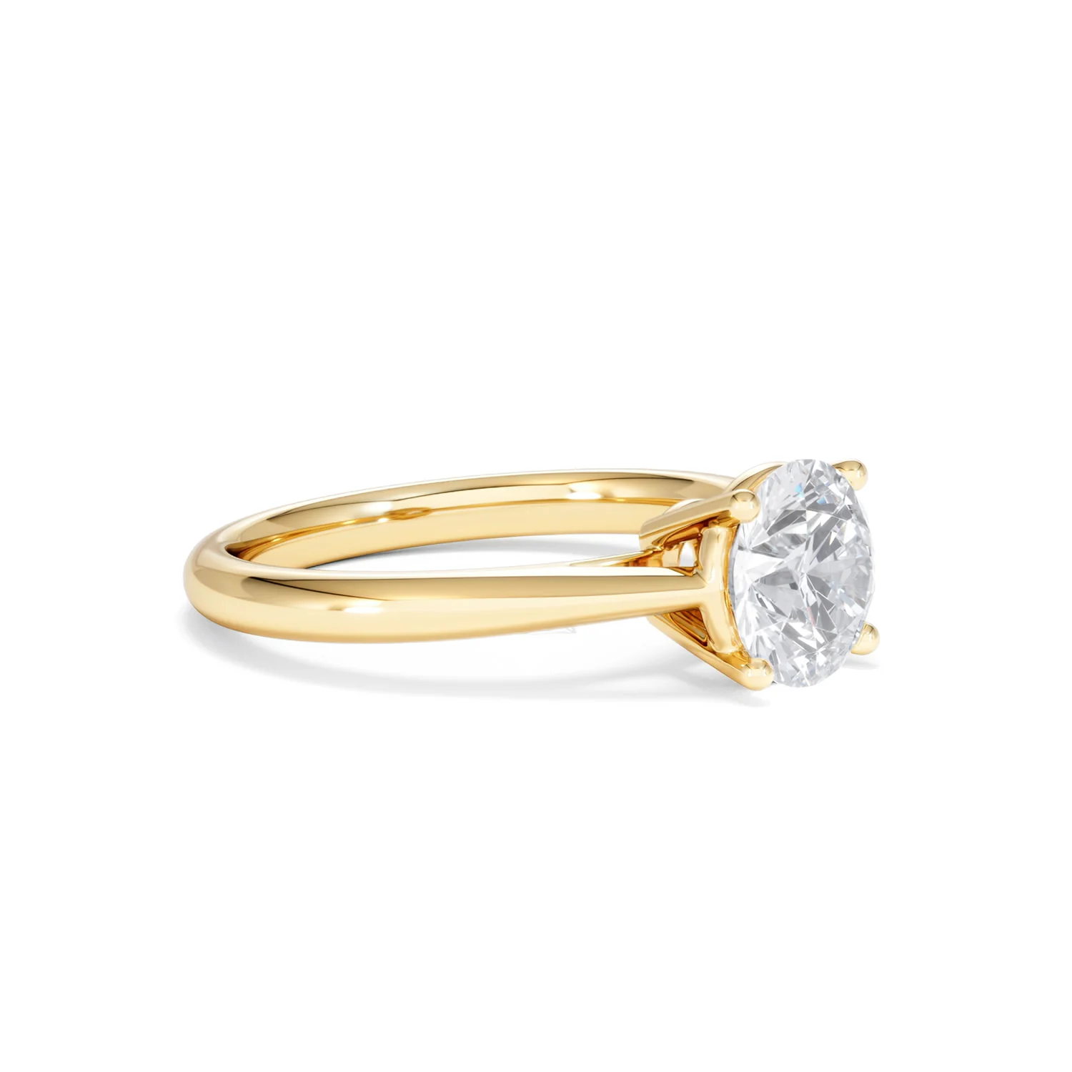 1.50ct Diamond Engagement Ring Elysia Lab F/VS1 IGI Certified 18K Gold - Image 20