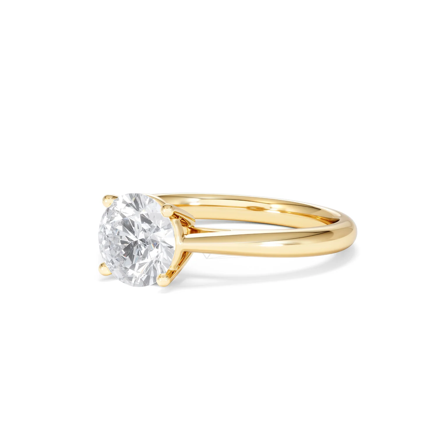 1.50ct Diamond Engagement Ring Elysia Lab F/VS1 IGI Certified 18K Gold - Image 81