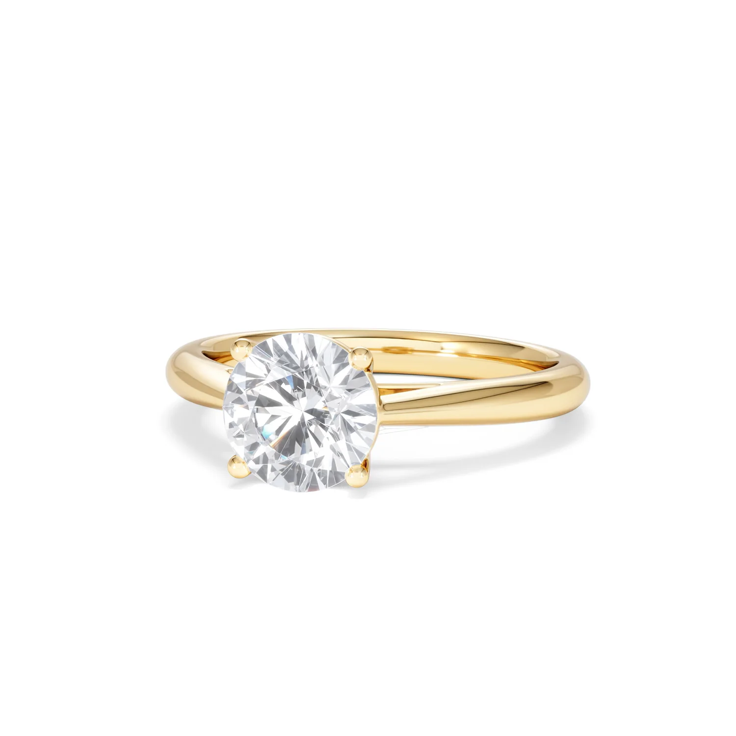 1.50ct Diamond Engagement Ring Elysia Lab F/VS1 IGI Certified 18K Gold - Image 85