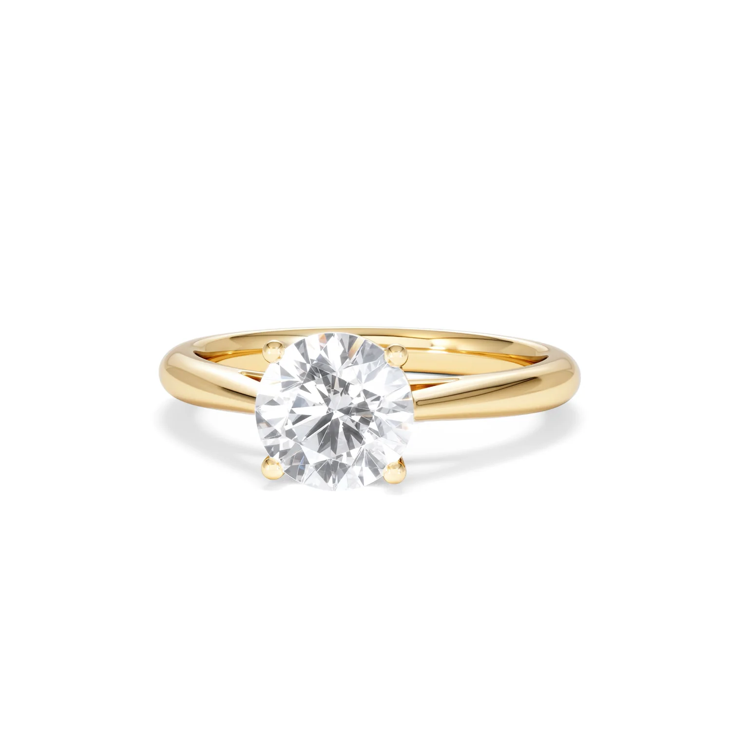 1.50ct Diamond Engagement Ring Elysia Lab F/VS1 IGI Certified 18K Gold - Image 87