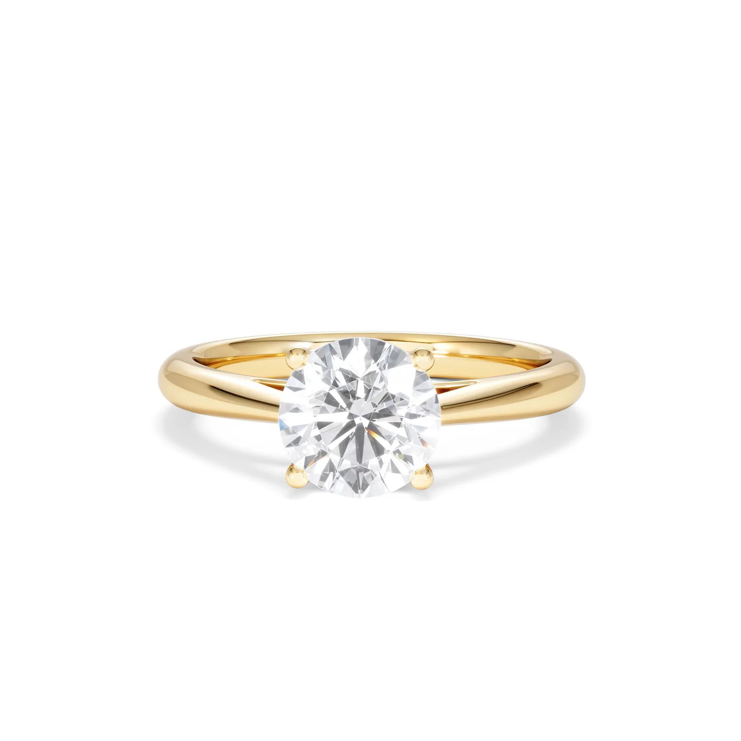 1.50ct Diamond Engagement Ring Elysia Lab F/VS1 IGI Certified 18K Gold - Image 88