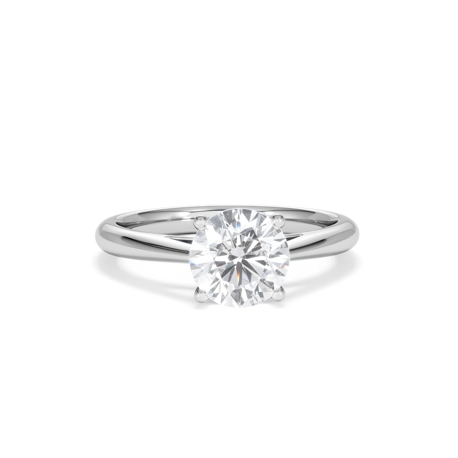 1.50ct Diamond Engagement Ring Elysia Lab F/VS1 IGI Certified Platinum - Image 10