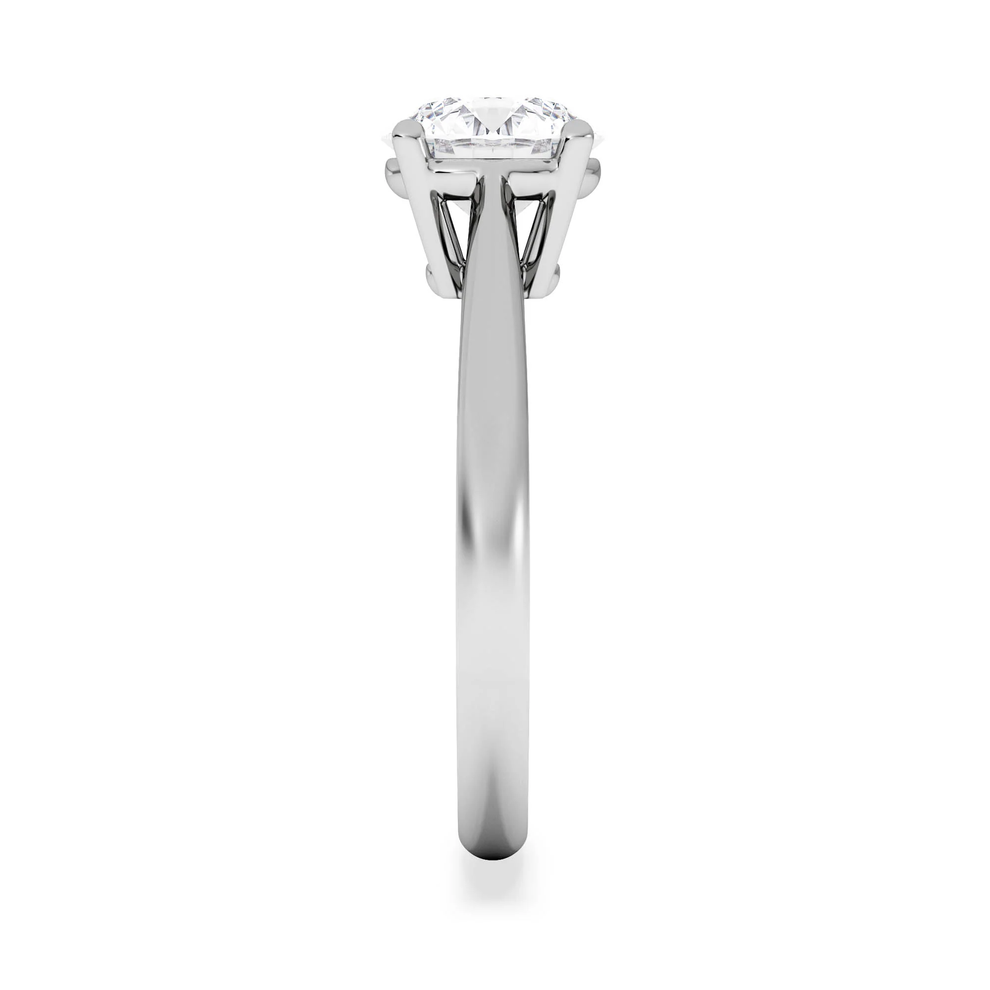 1.50ct Diamond Engagement Ring Elysia Lab F/VS1 IGI Certified Platinum - Image 5