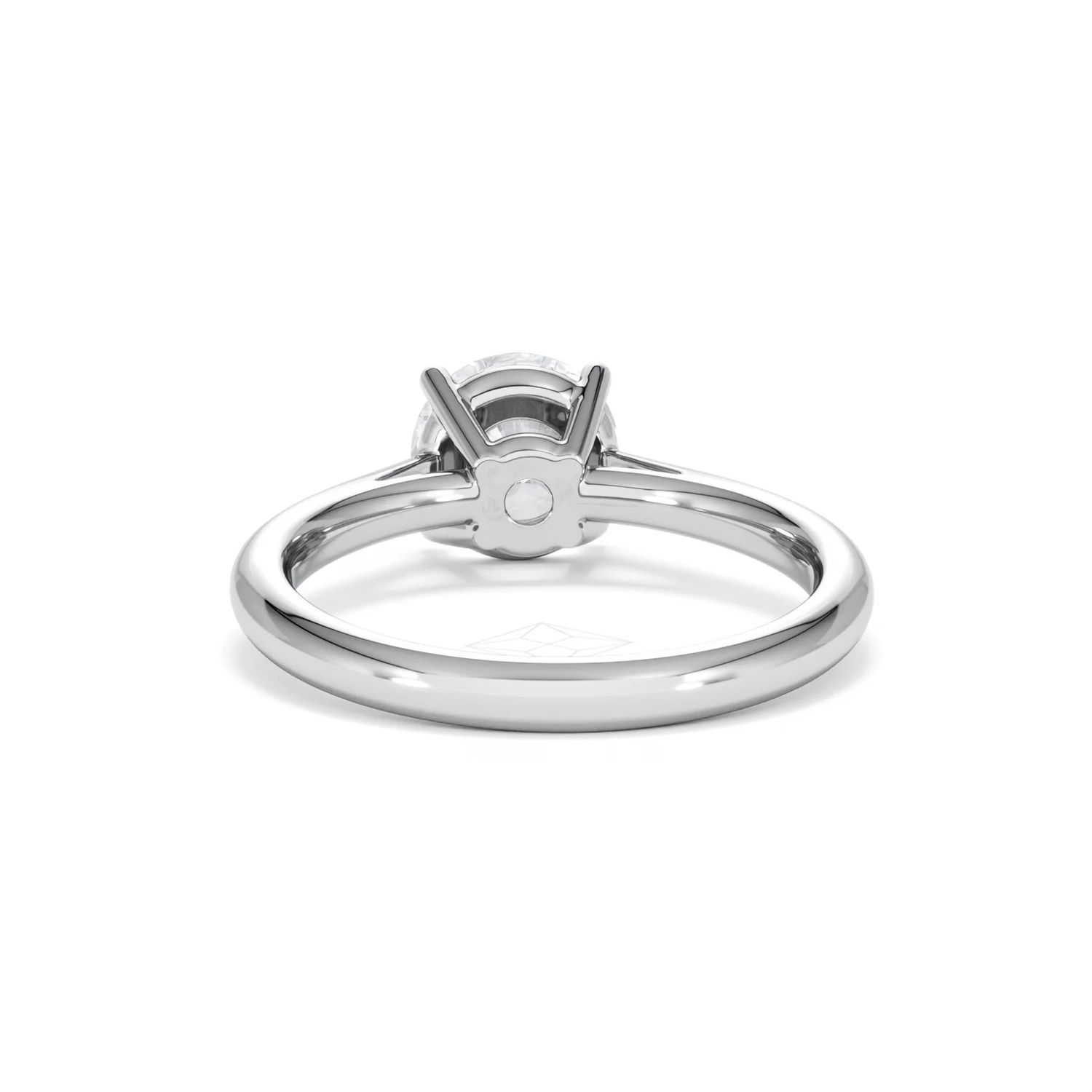 1.50ct Diamond Engagement Ring Elysia Lab F/VS1 IGI Certified Platinum - Image 50