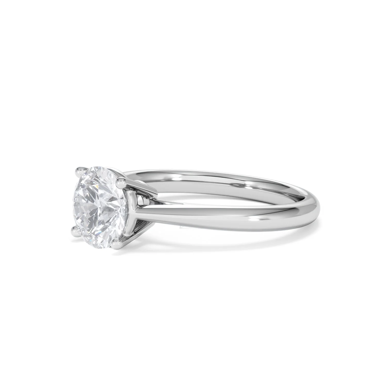 1.50ct Diamond Engagement Ring Elysia Lab F/VS1 IGI Certified Platinum - Image 78