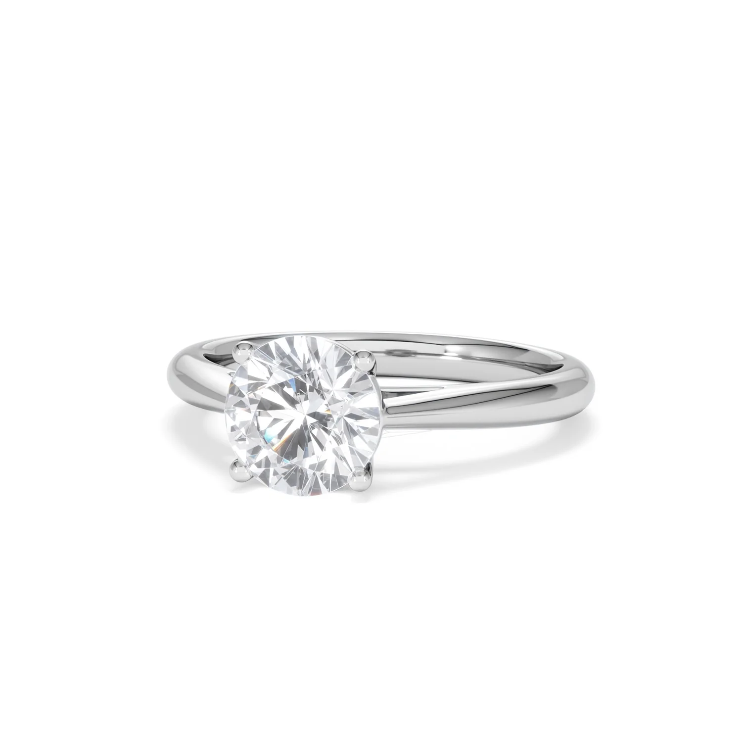1.50ct Diamond Engagement Ring Elysia Lab F/VS1 IGI Certified Platinum - Image 85