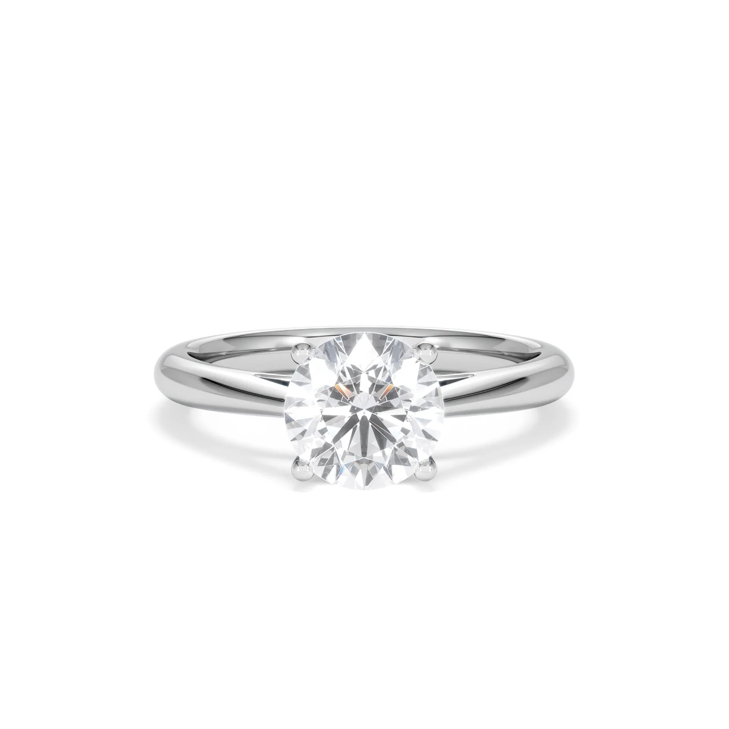 1.50ct Diamond Engagement Ring Elysia Lab F/VS1 IGI Certified Platinum - Image 9