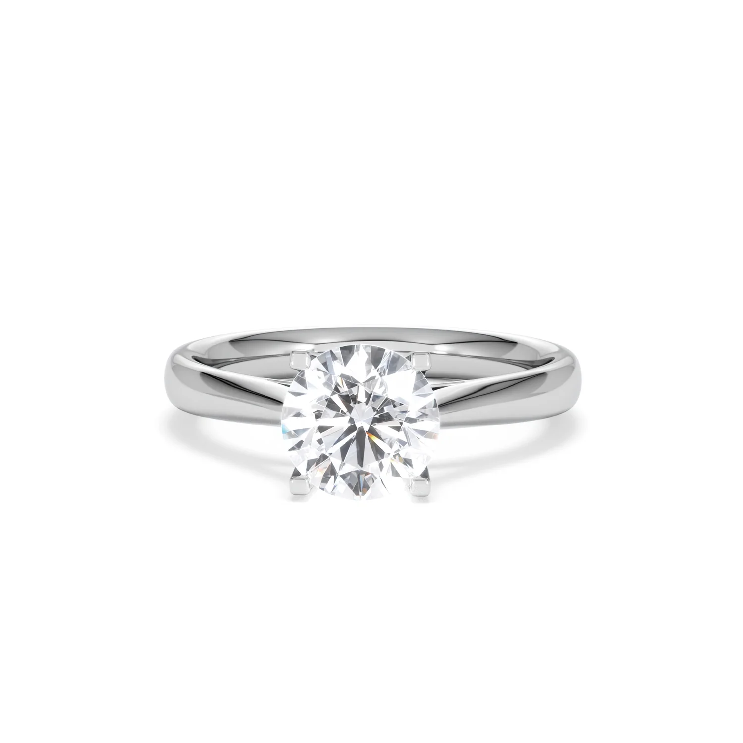 1.50ct Diamond Engagement Ring Grace Lab F/VS1 18K White Gold - Image 87