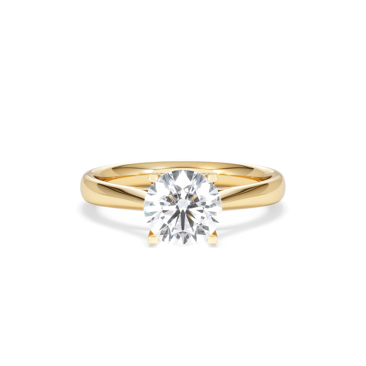 1.50ct Diamond Engagement Ring Grace Lab F/VS1 IGI Certified 18K Gold - Image 8