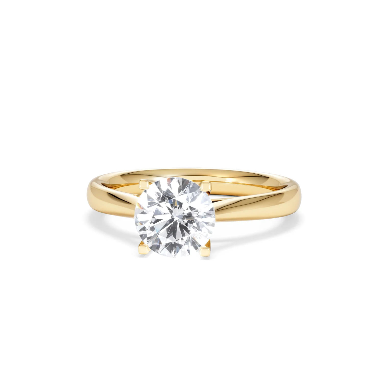 1.50ct Diamond Engagement Ring Grace Lab F/VS1 IGI Certified 18K Gold - Image 86