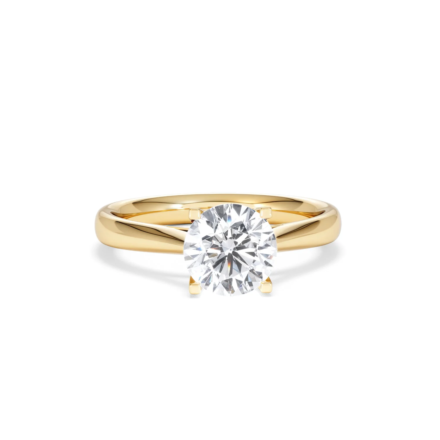 1.50ct Diamond Engagement Ring Grace Lab F/VS1 IGI Certified 18K Gold - Image 9