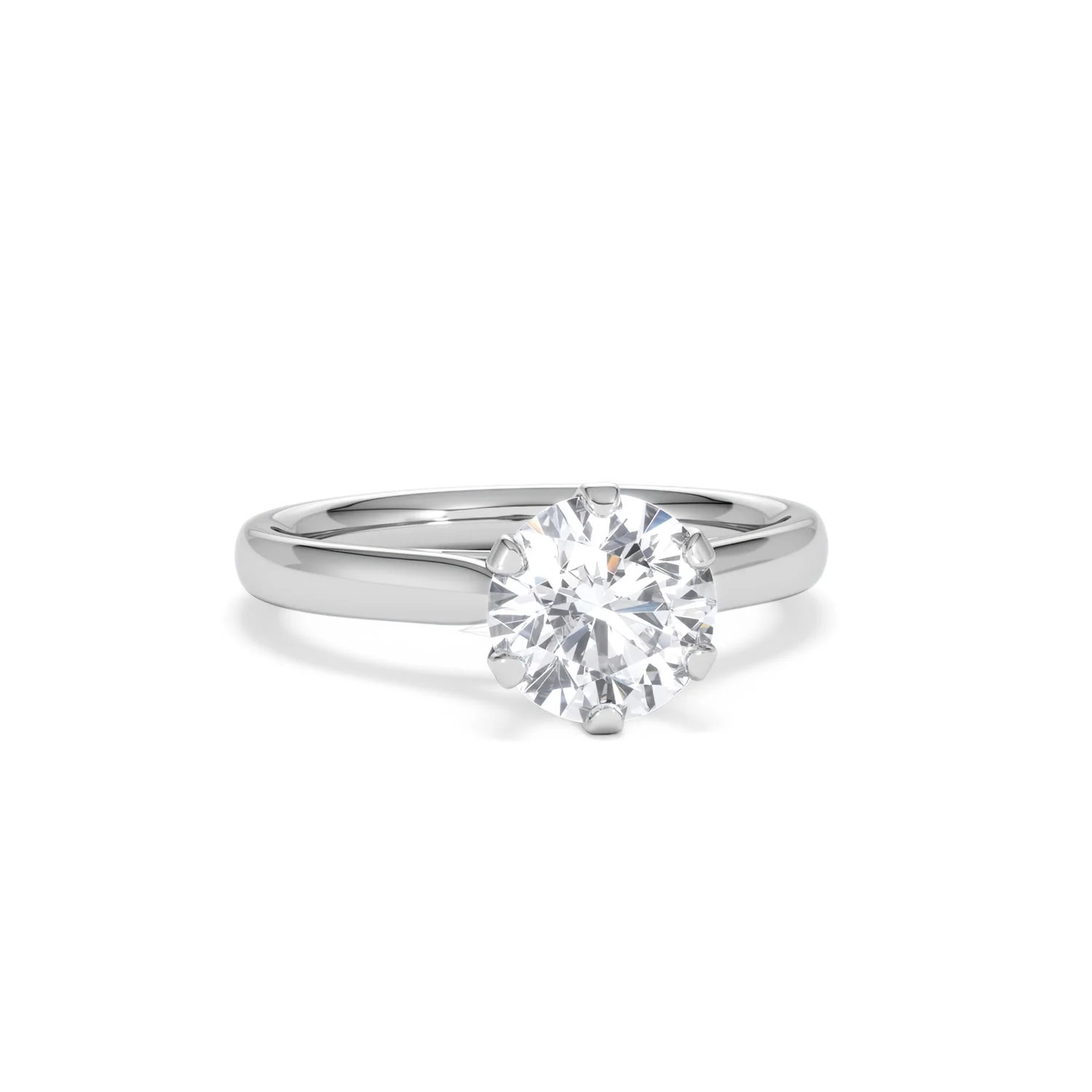1.50Ct Diamond Engagement Ring High Set Chloe Lab F/VS1 18K White Gold - Image 10