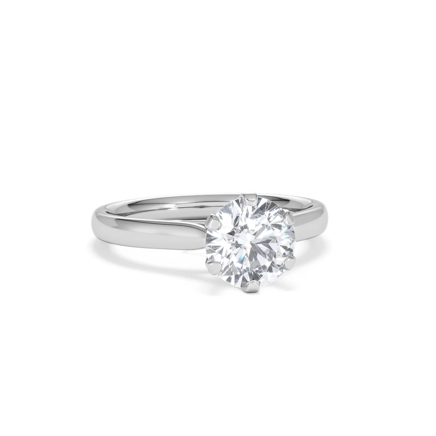 1.50Ct Diamond Engagement Ring High Set Chloe Lab F/VS1 18K White Gold - Image 11