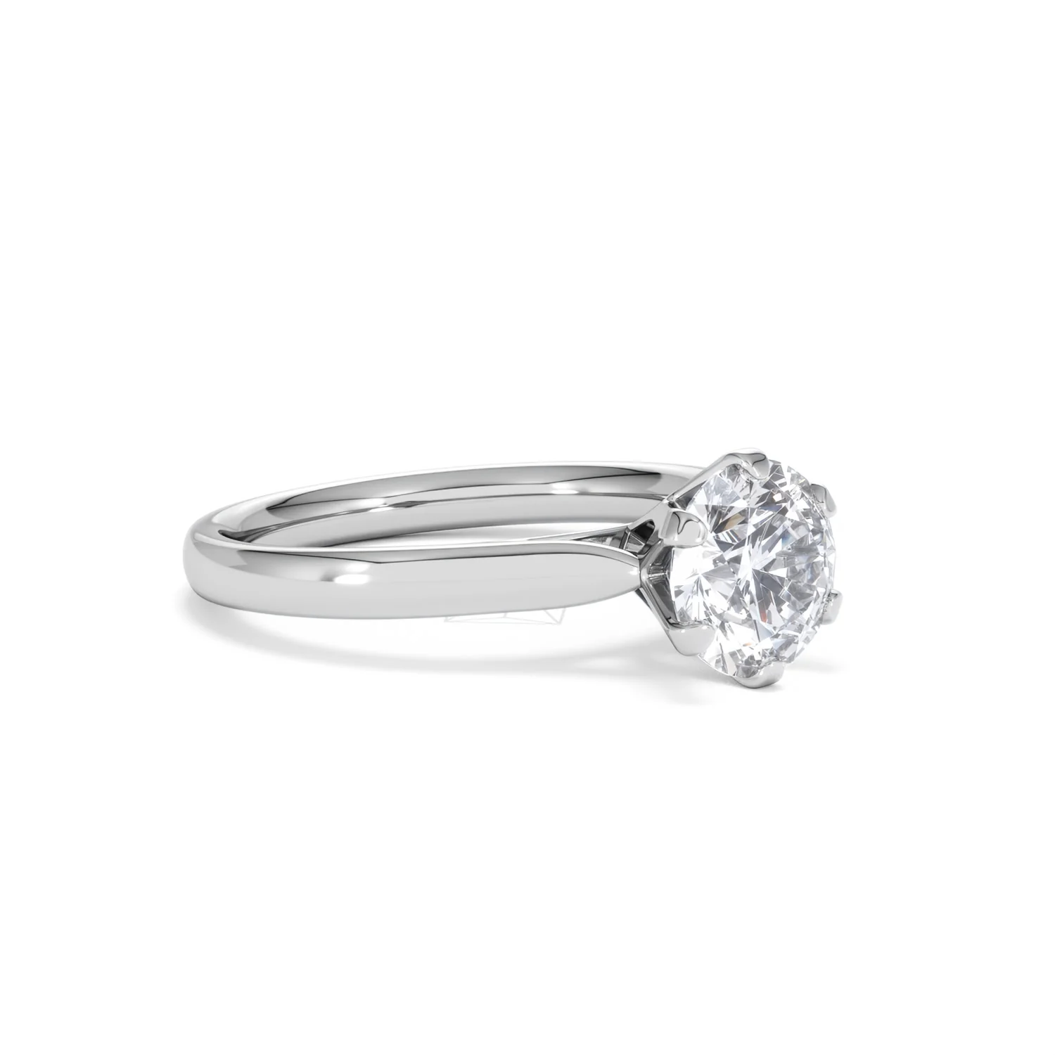 1.50Ct Diamond Engagement Ring High Set Chloe Lab F/VS1 18K White Gold - Image 17