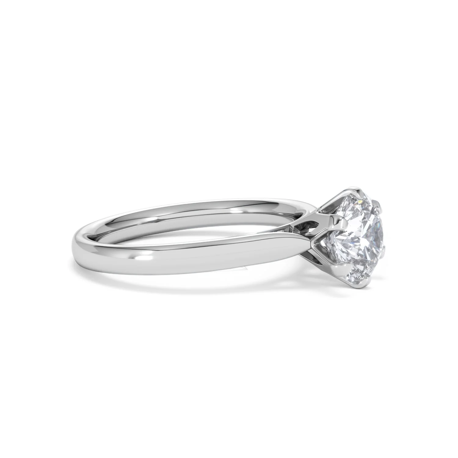 1.50Ct Diamond Engagement Ring High Set Chloe Lab F/VS1 18K White Gold - Image 21