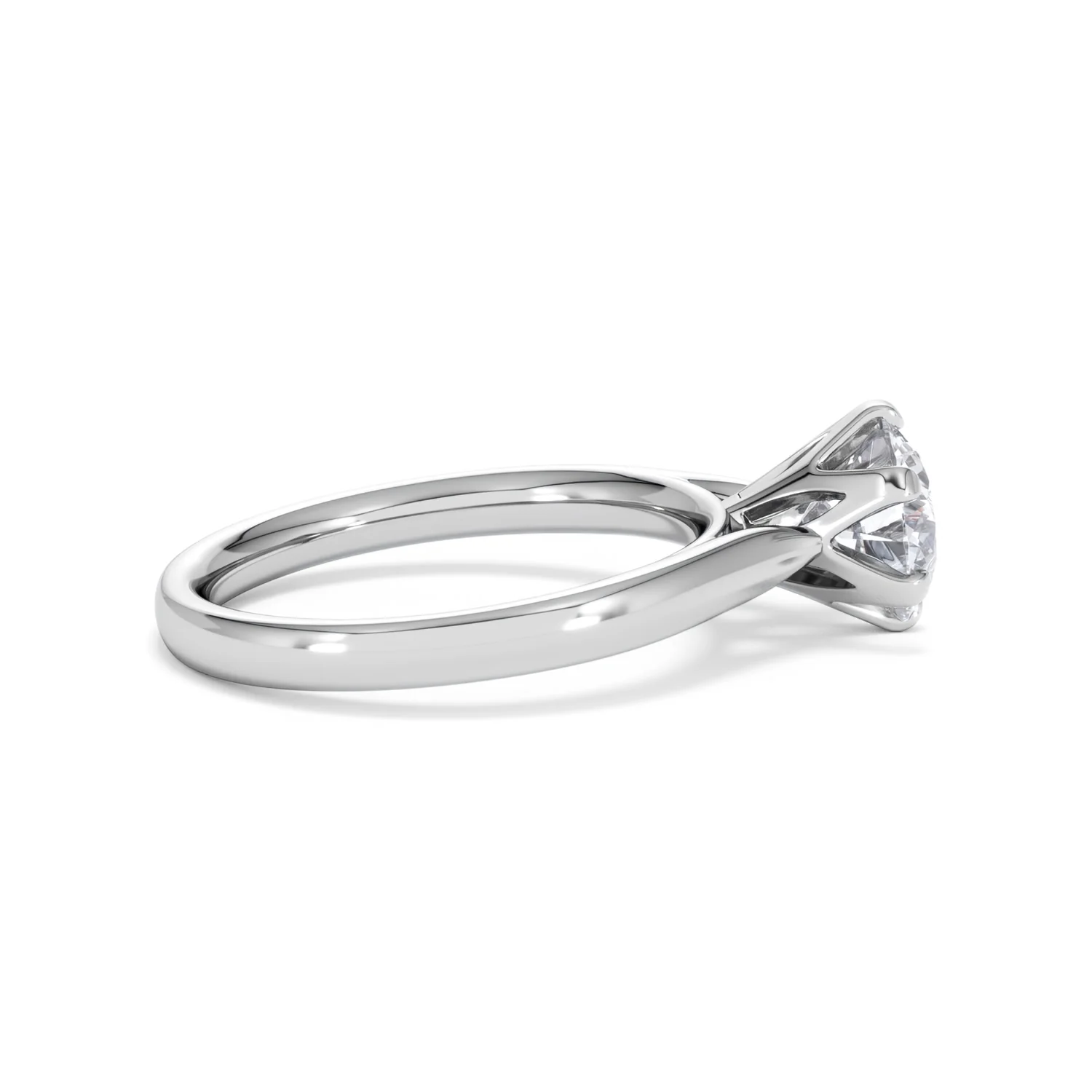 1.50Ct Diamond Engagement Ring High Set Chloe Lab F/VS1 18K White Gold - Image 29