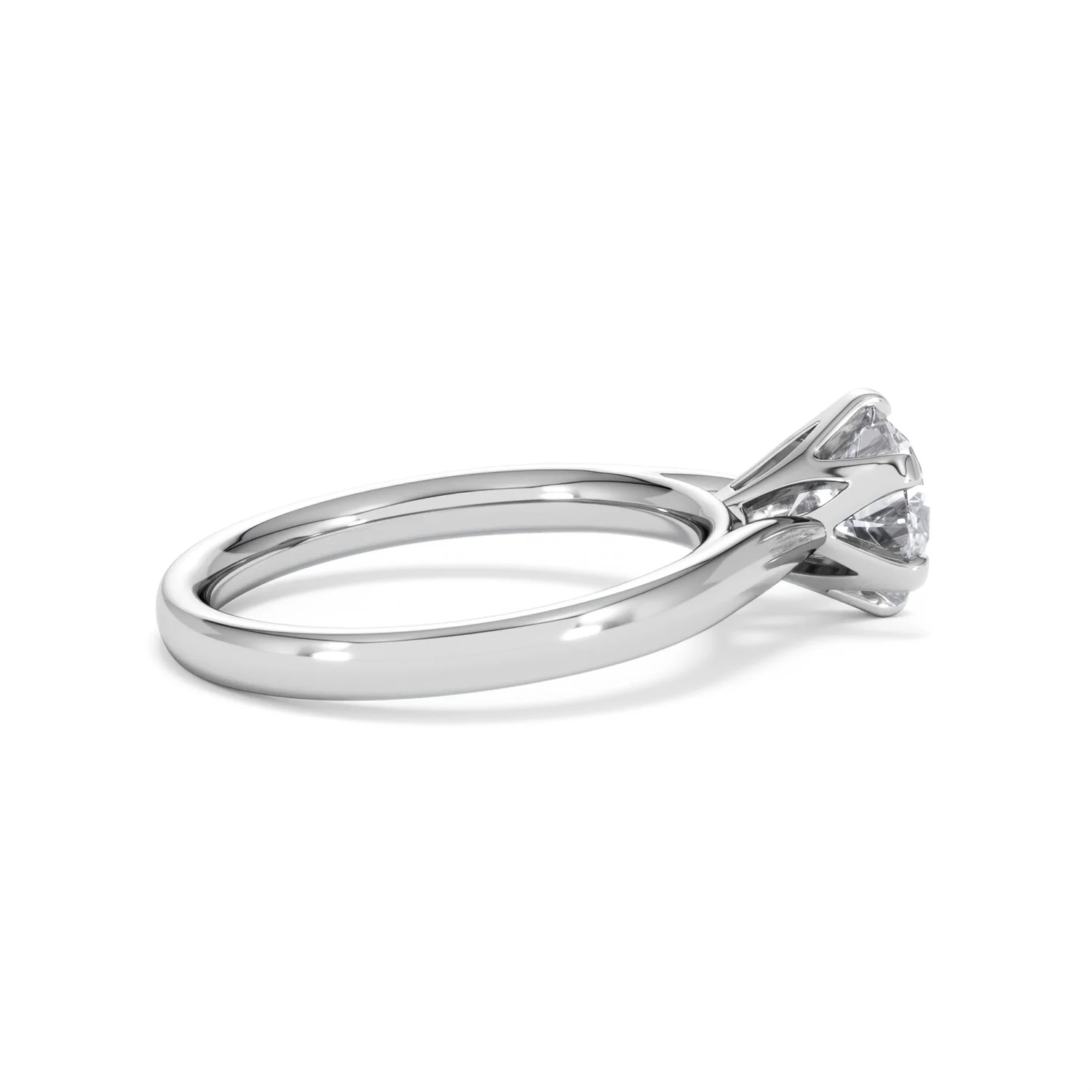 1.50Ct Diamond Engagement Ring High Set Chloe Lab F/VS1 18K White Gold - Image 31