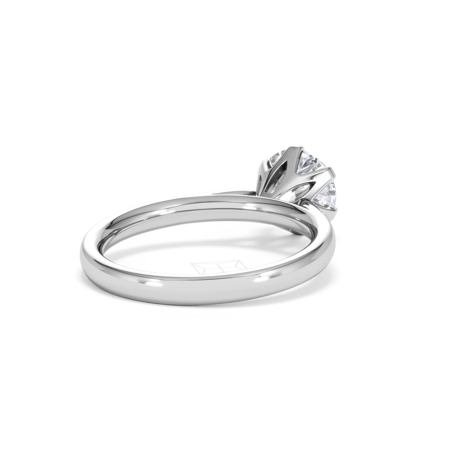 1.50Ct Diamond Engagement Ring High Set Chloe Lab F/VS1 18K White Gold - Image 41