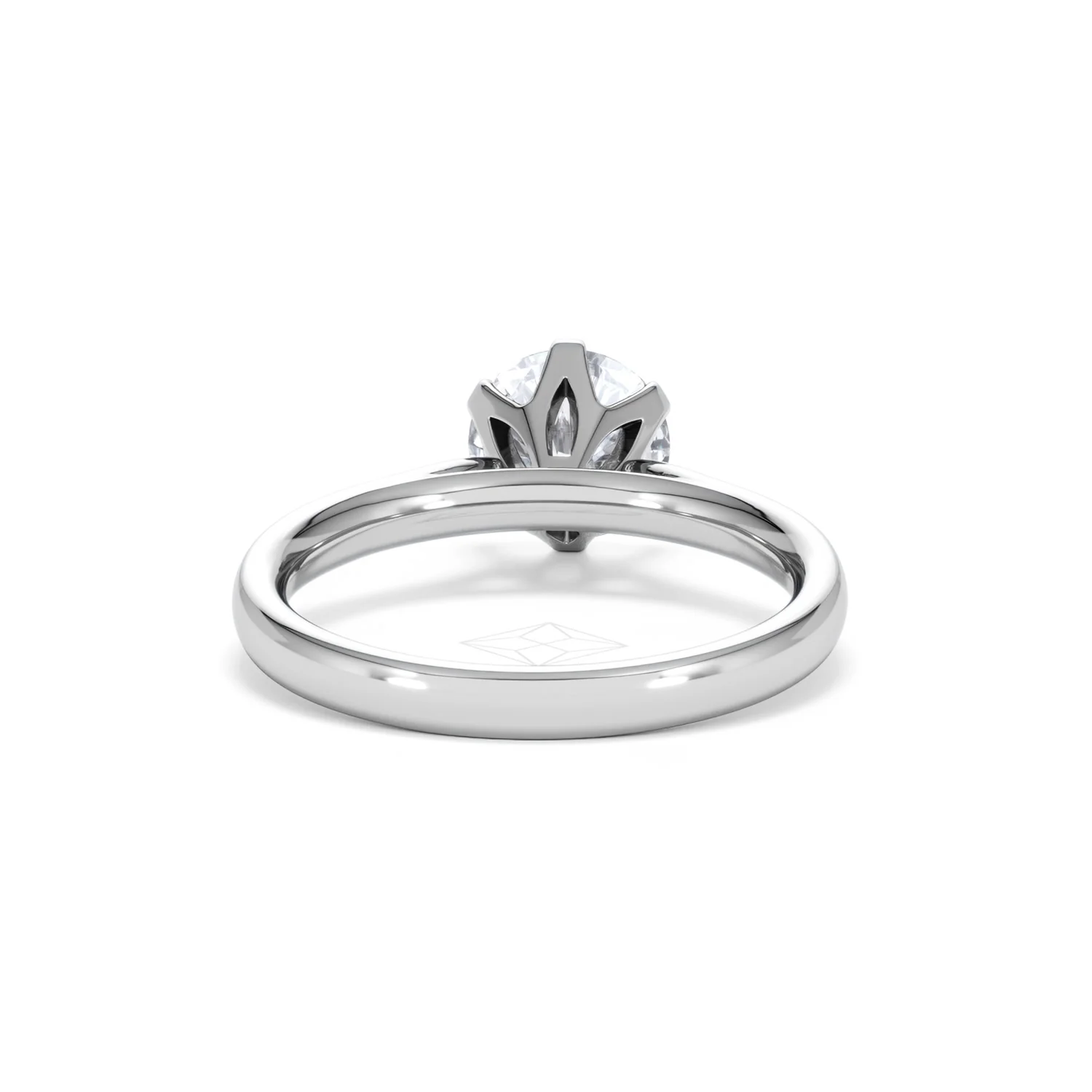 1.50Ct Diamond Engagement Ring High Set Chloe Lab F/VS1 18K White Gold - Image 47