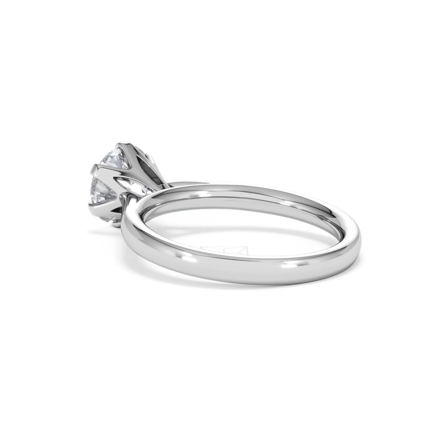 1.50Ct Diamond Engagement Ring High Set Chloe Lab F/VS1 18K White Gold - Image 58