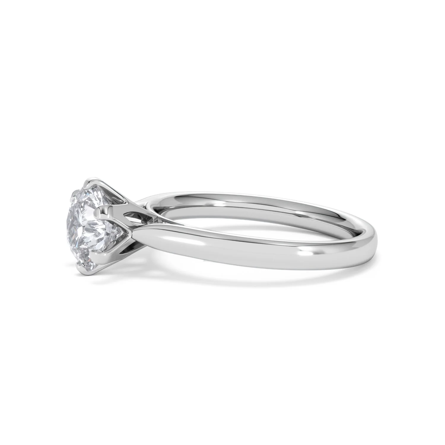1.50Ct Diamond Engagement Ring High Set Chloe Lab F/VS1 18K White Gold - Image 73
