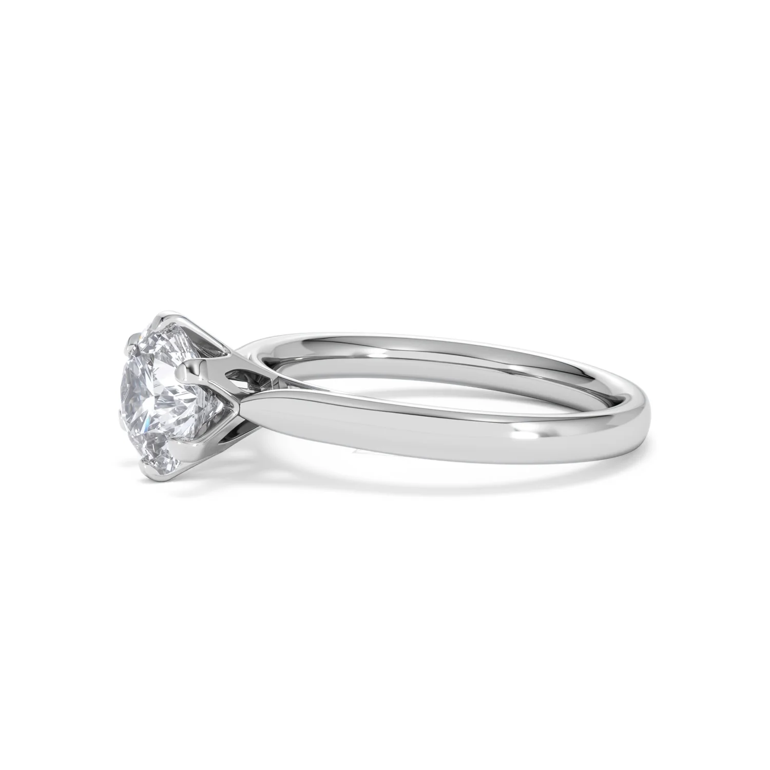 1.50Ct Diamond Engagement Ring High Set Chloe Lab F/VS1 18K White Gold - Image 74