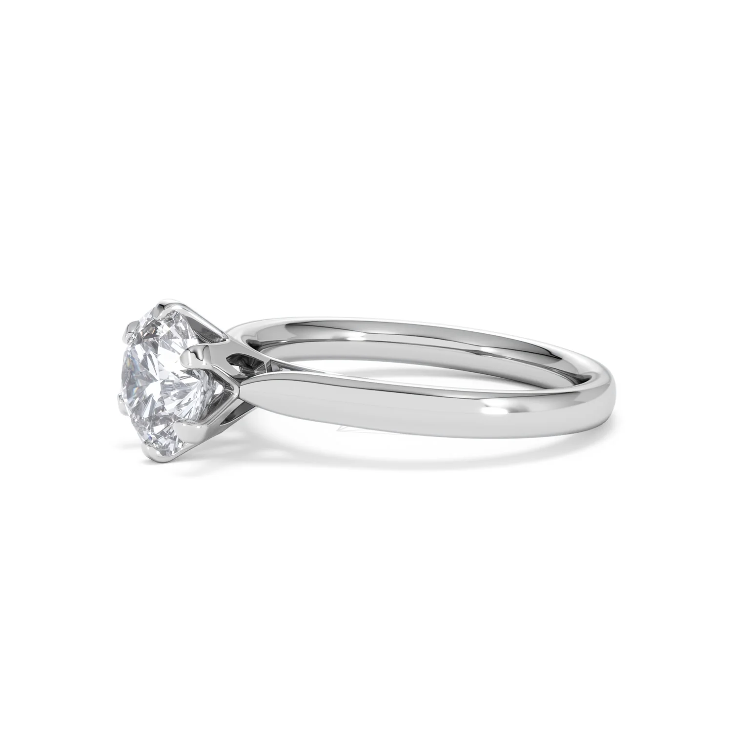 1.50Ct Diamond Engagement Ring High Set Chloe Lab F/VS1 18K White Gold - Image 75