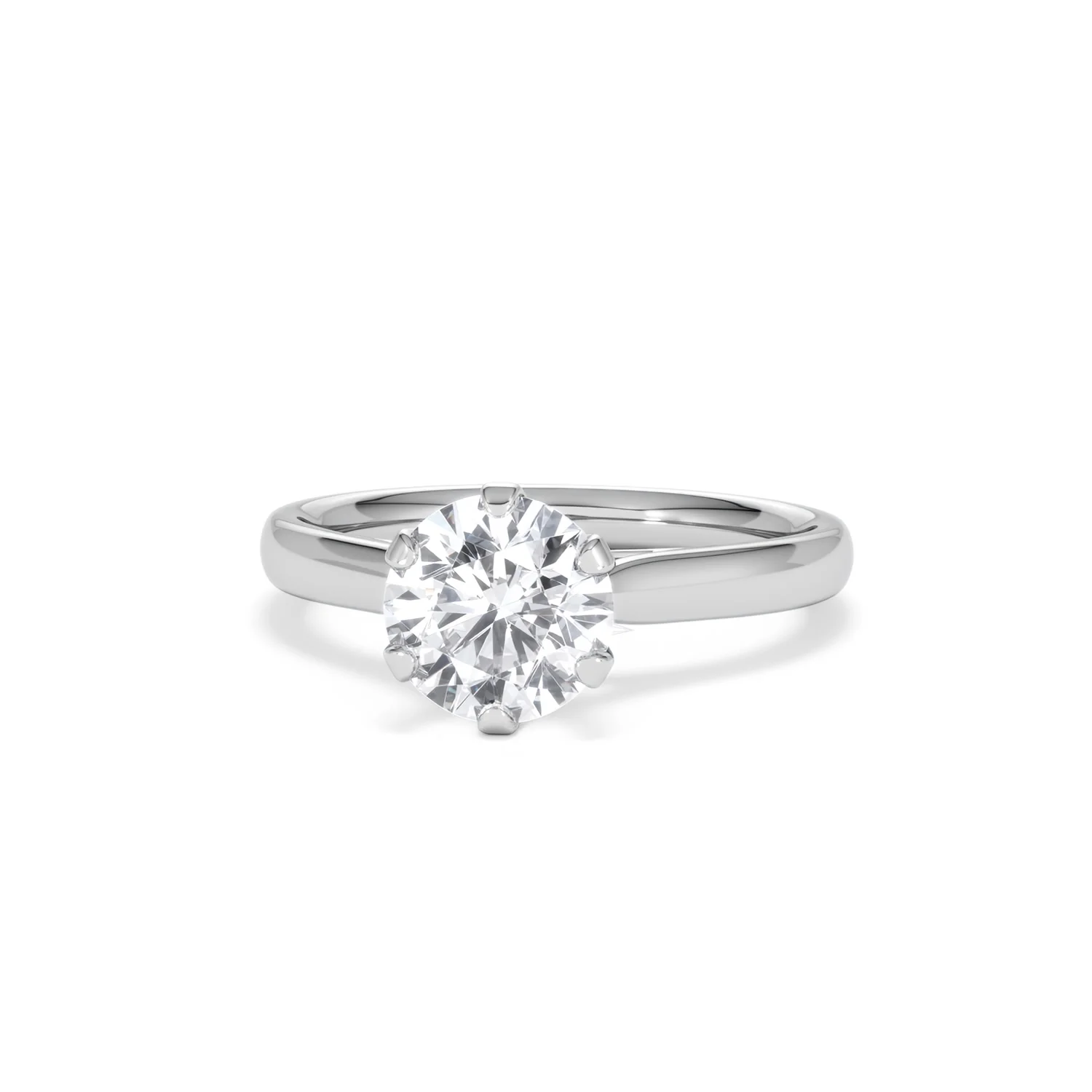 1.50Ct Diamond Engagement Ring High Set Chloe Lab F/VS1 18K White Gold - Image 86
