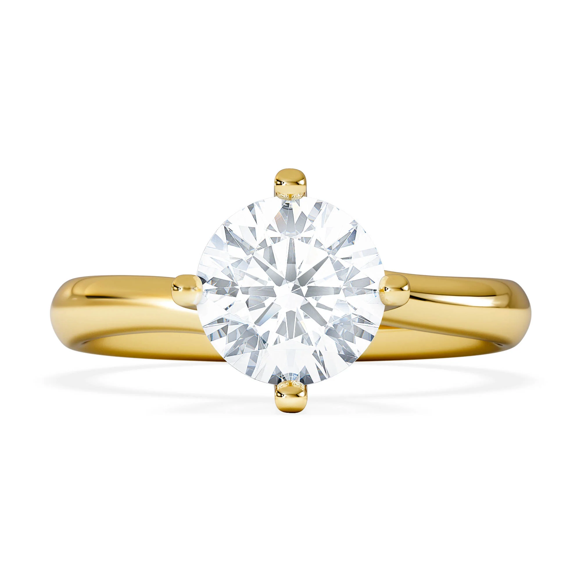 1.50ct Diamond Engagement Ring Lily Lab F/VS1 18K Gold IGI Certified - Image 6