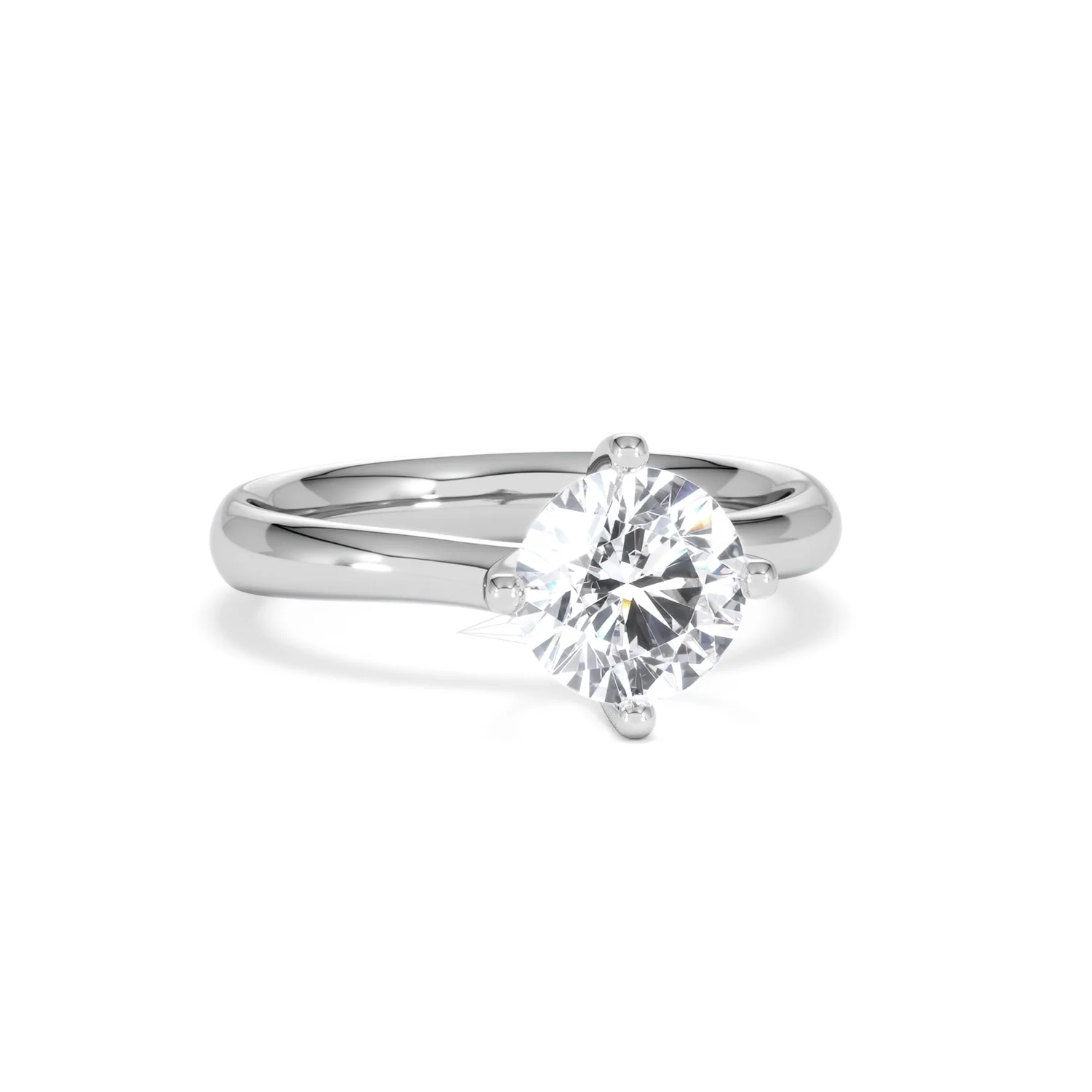 1.50ct Diamond Engagement Ring Lily Lab F/VS1 18K White Gold - Image 11