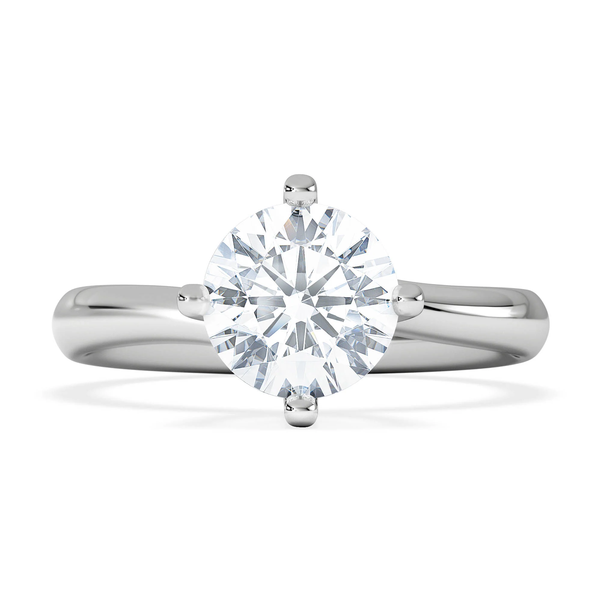 1.50ct Diamond Engagement Ring Lily Lab F/VS1 18K White Gold - Image 6