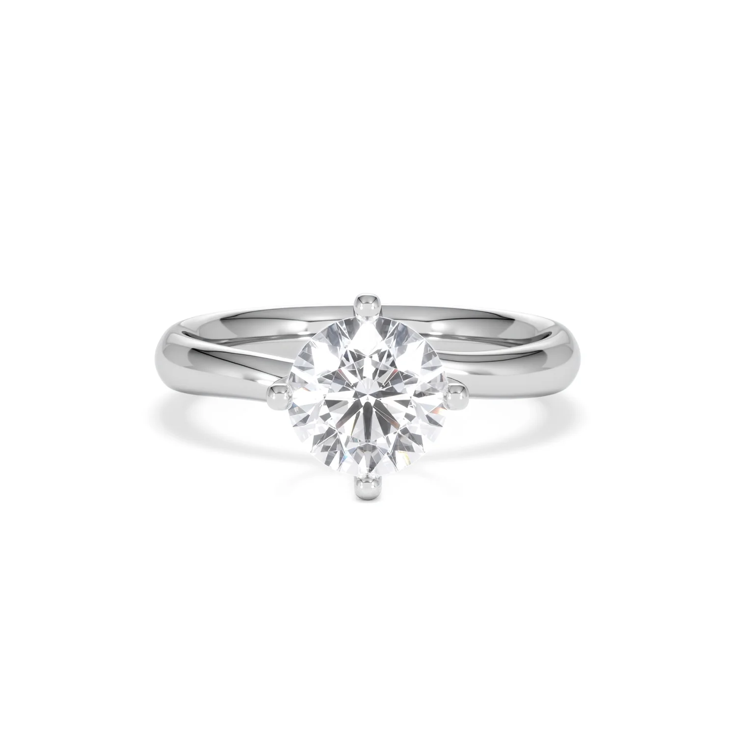 1.50ct Diamond Engagement Ring Lily Lab F/VS1 18K White Gold - Image 8