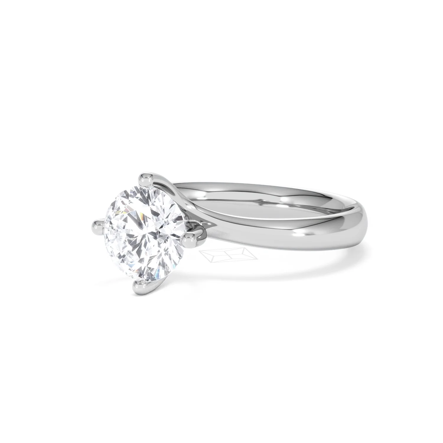 1.50ct Diamond Engagement Ring Lily Lab F/VS1 18K White Gold - Image 81