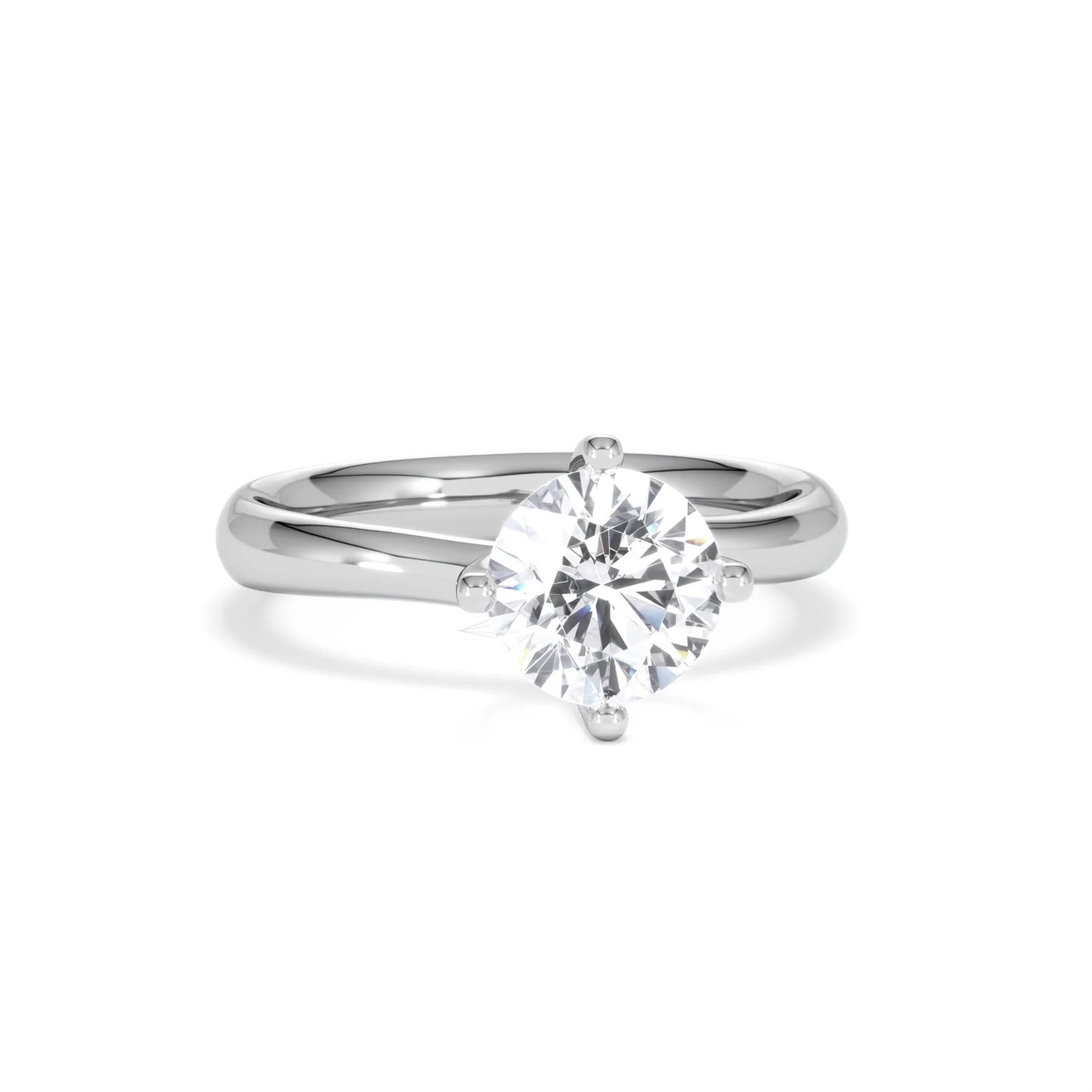 1.50ct Diamond Engagement Ring Lily Lab F/VS1 Platinum IGI Certified - Image 10